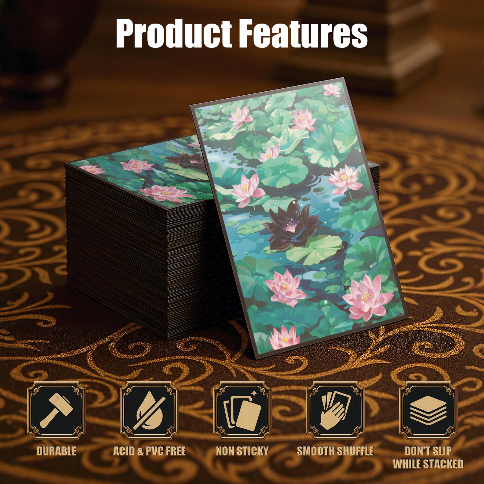 Amazon.com: MTG Card Sleeves 100CT (Bloomburrow Black Lotus), Matte Art Card  Sleeves, Matte Back & Clear Front, 66x92mm : Toys & Games