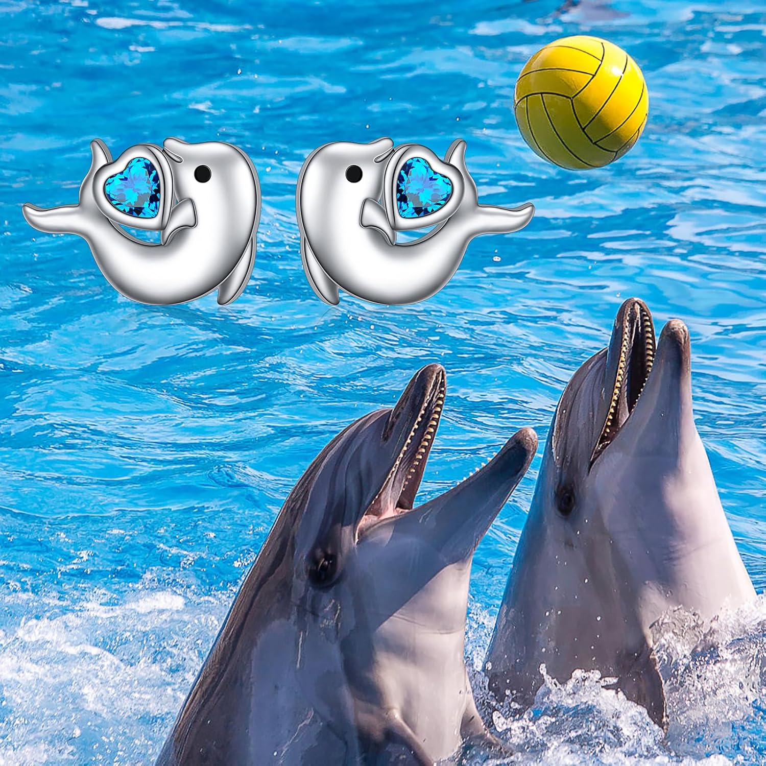 925 Sterling Silver Animal Stud Earrings for Women Girls Panda/Narwhal/Airplane/Piggy/Frog/Dinosaur/Bunny/Dolphin Earrings Jewelry Birthday Christmas Pet Fans Gifts - Image 2