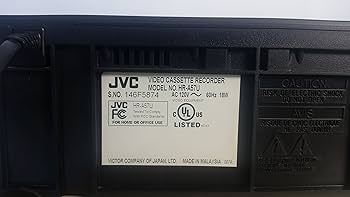 Amazon.com: JVC HRA57U 4-Head VHS VCR : Electronics