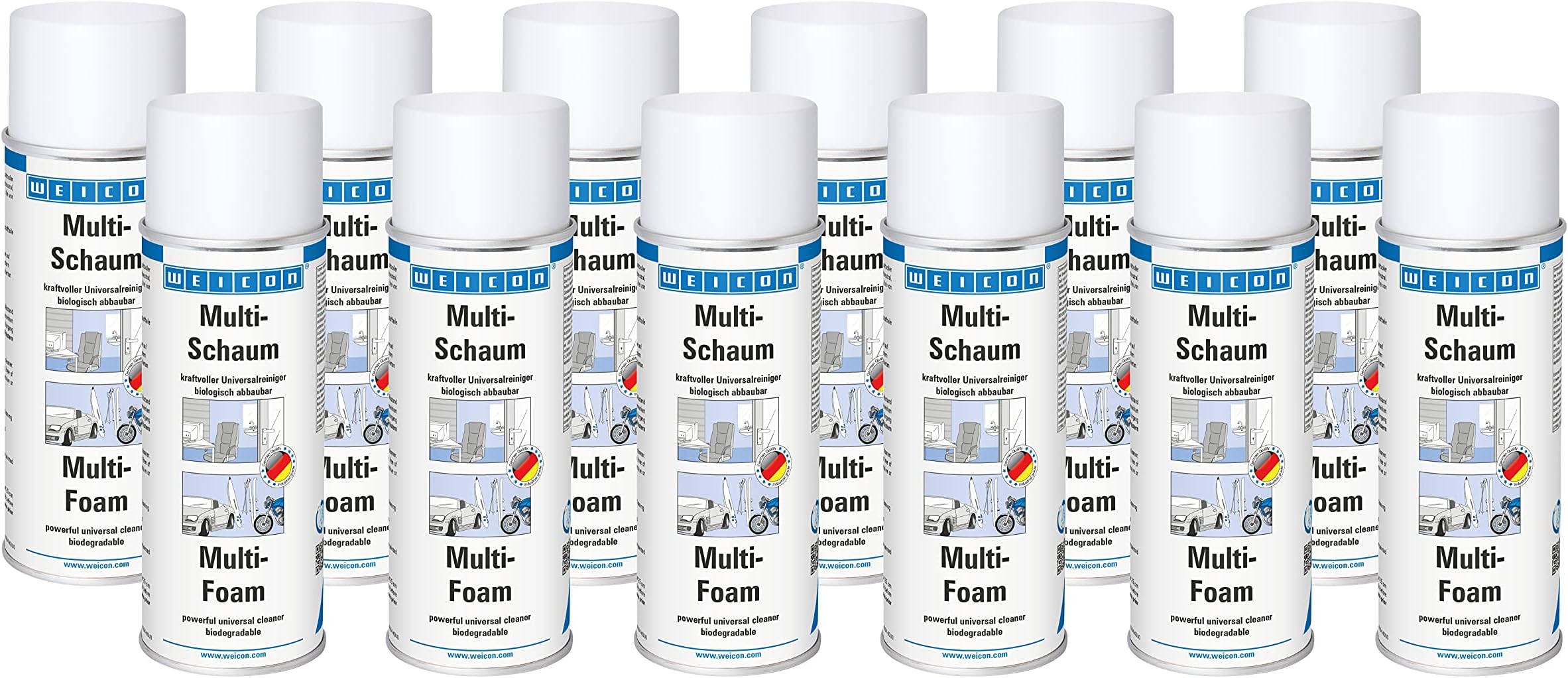 WEICON Sprühreiniger S 500 ml | Reiniger und Entfetter für Metall, Glas ...