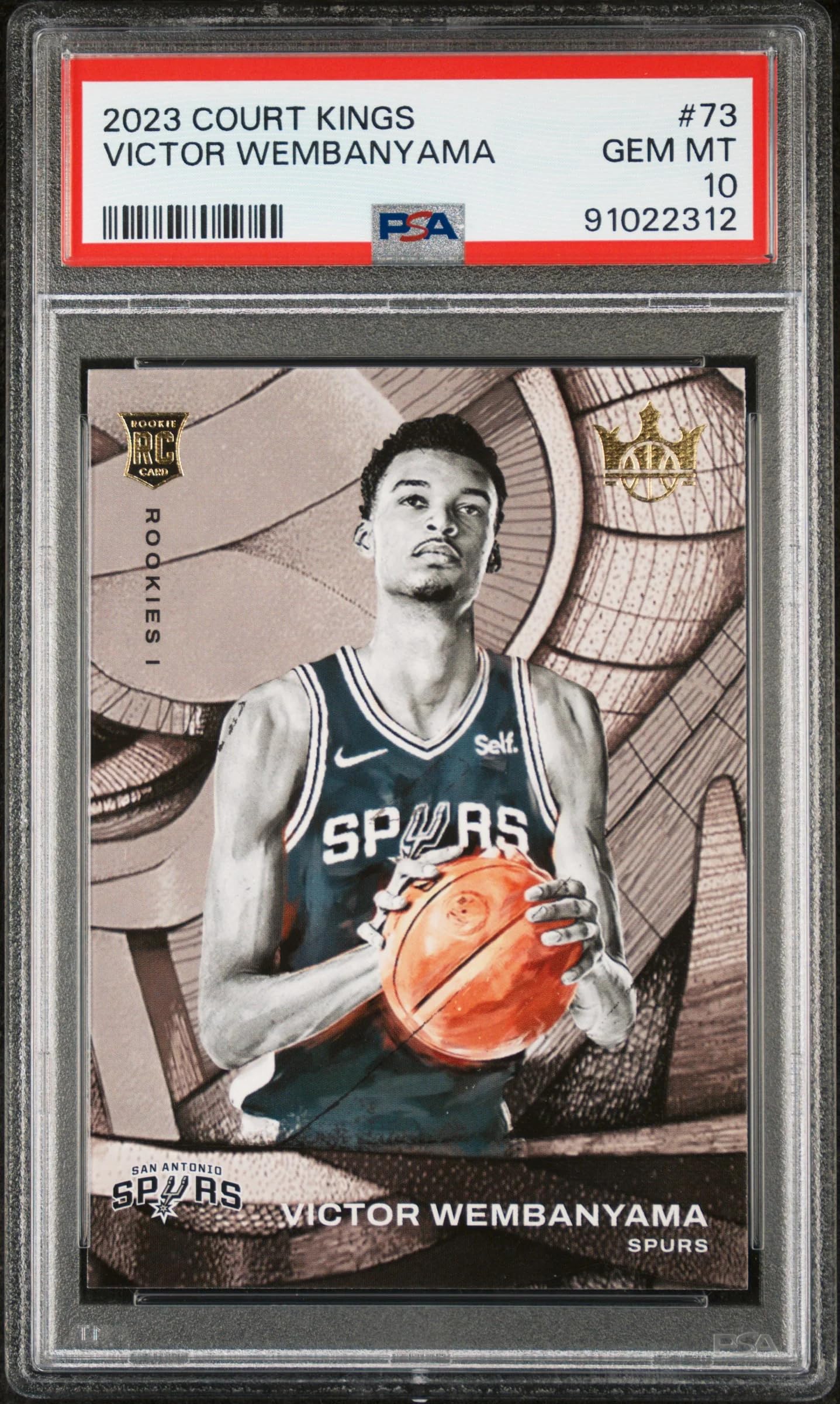 ワンオブワン　ウエンバンヤマ　ウェンバニャマ　RCカード 2023 Victor Wembanyama RC PSA 10 One Of One Rookie Select