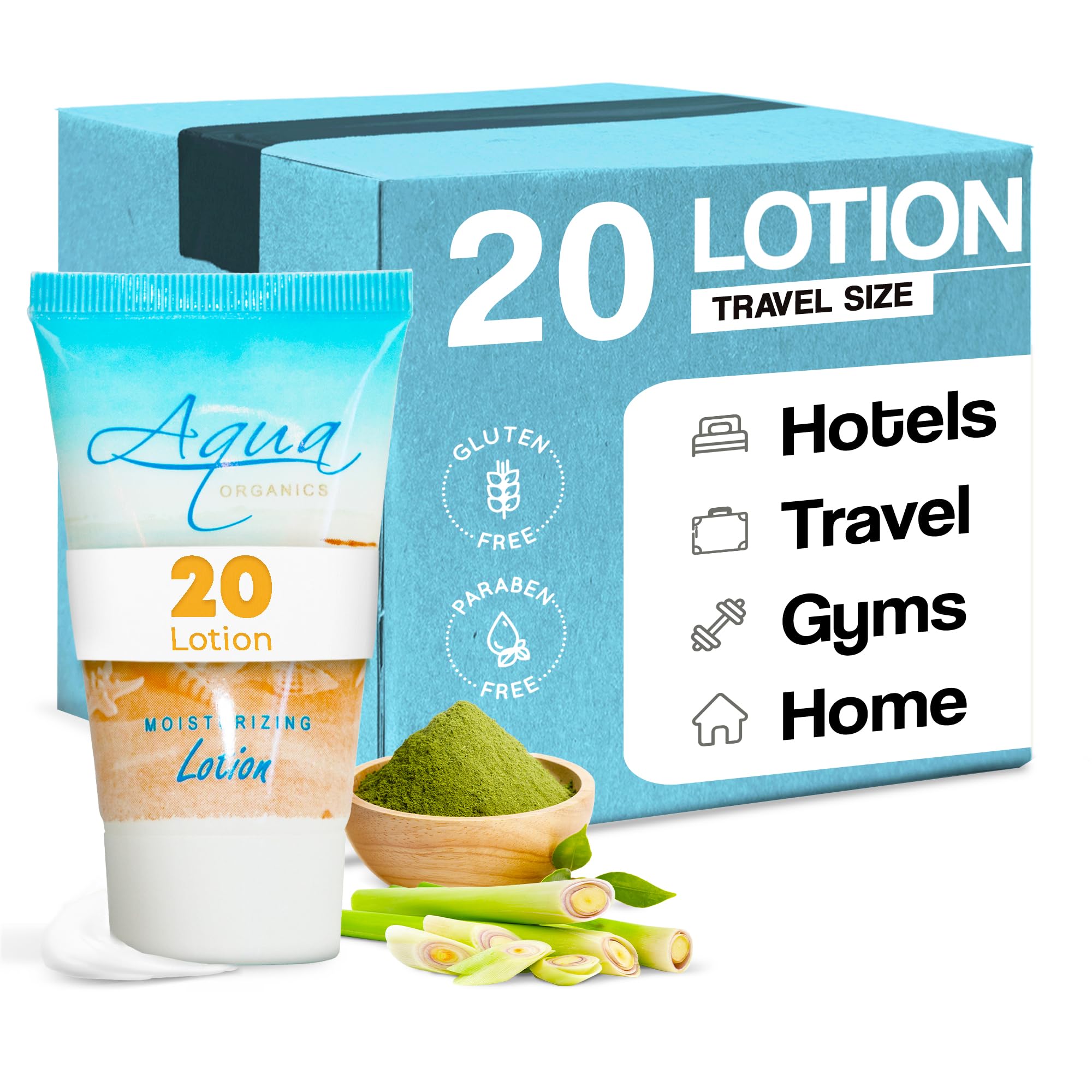 Amazon.com : Aqua Organics Lotion, Travel Size Hotel Amenities, 1