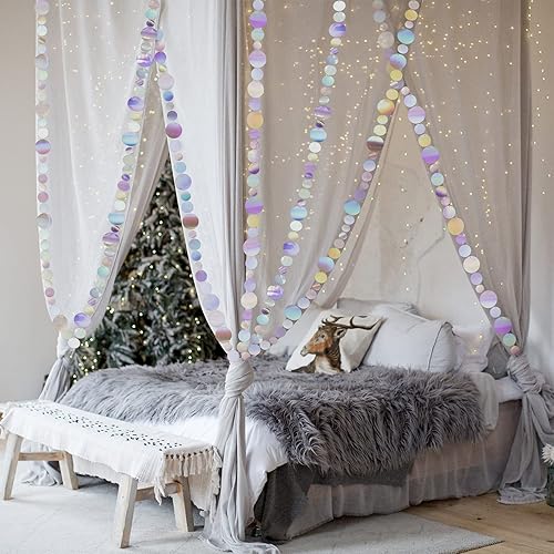 Miniatura 6 de PAGOW 1050 lentejuelas grandes para manualidades, 0.787 in, 0.984 in, 1.181 in, 1.575 in, tamaño surtido, lentejuelas planas, redondas, sueltas,