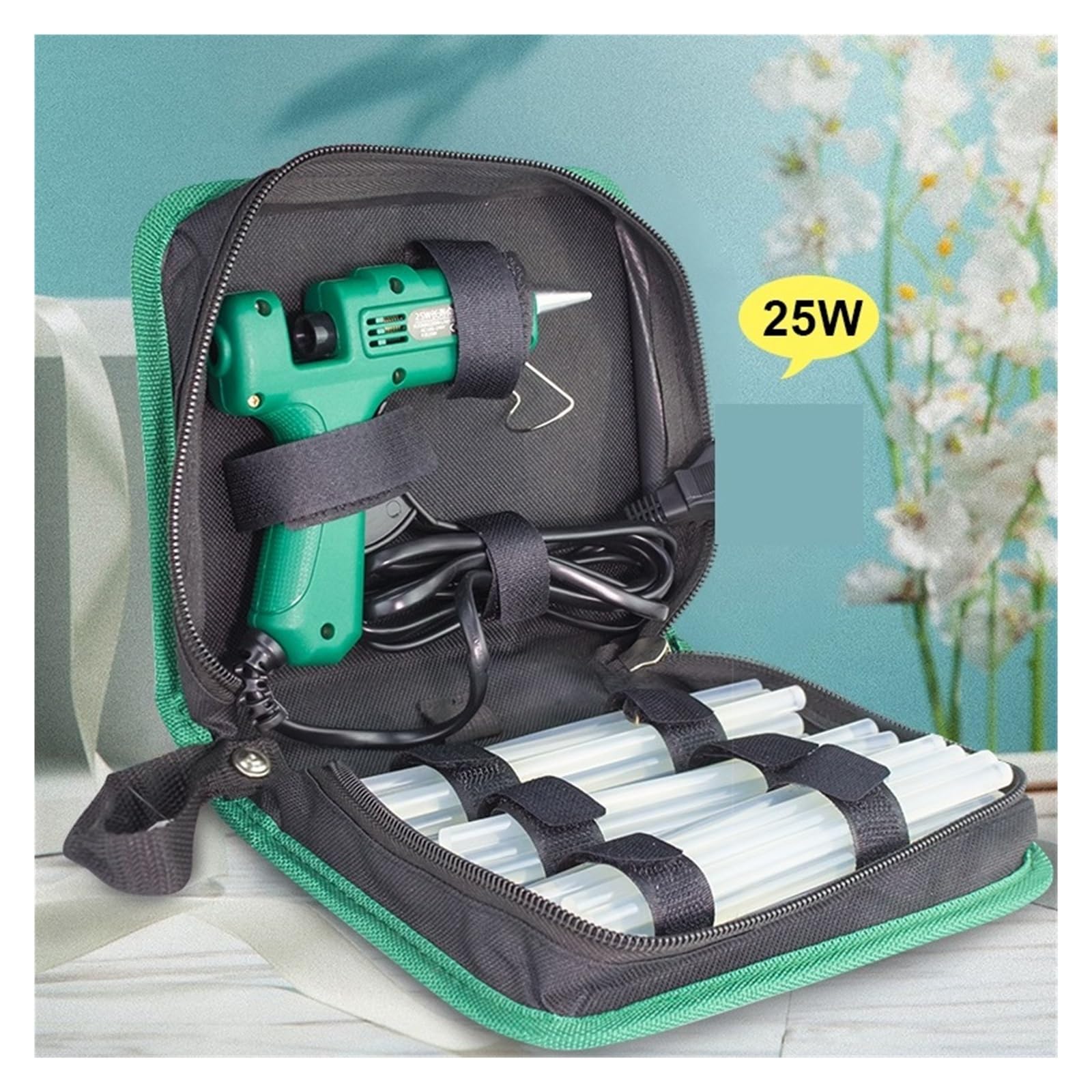 25W Pistolet Do Klejenia Na Gorąco Z 7MM Kleje W Sztyfcie Mini Przemysłowe Termo Elektryczne Opalarka Temperatura Rzemiosło Naprawa Narzędzie Do Majsterkowania Szerokie Zastosowanie