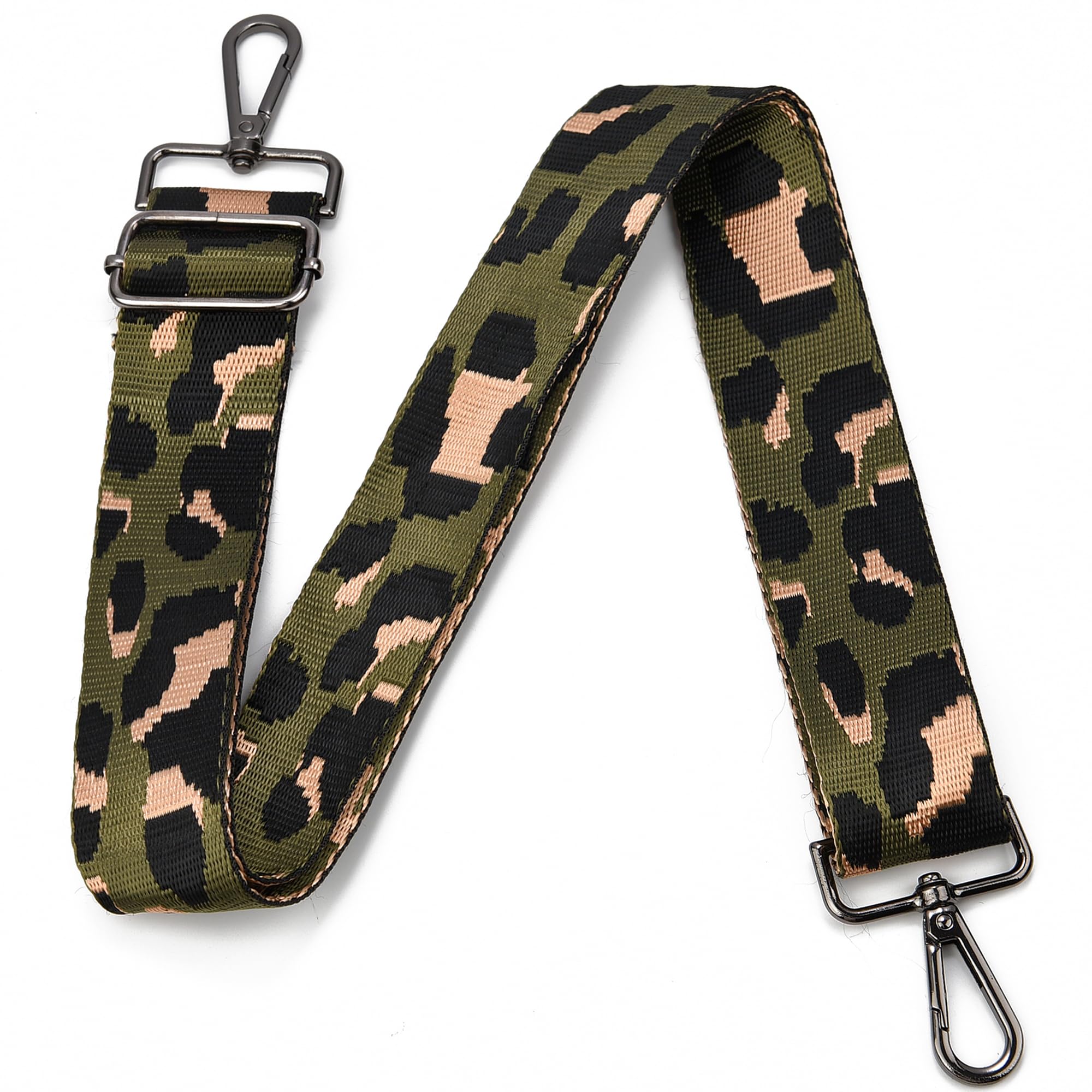 Purse Strap Gold Hardware Replacement Crossbody Bag Strap, Wide Adjustable Shoulder Strap