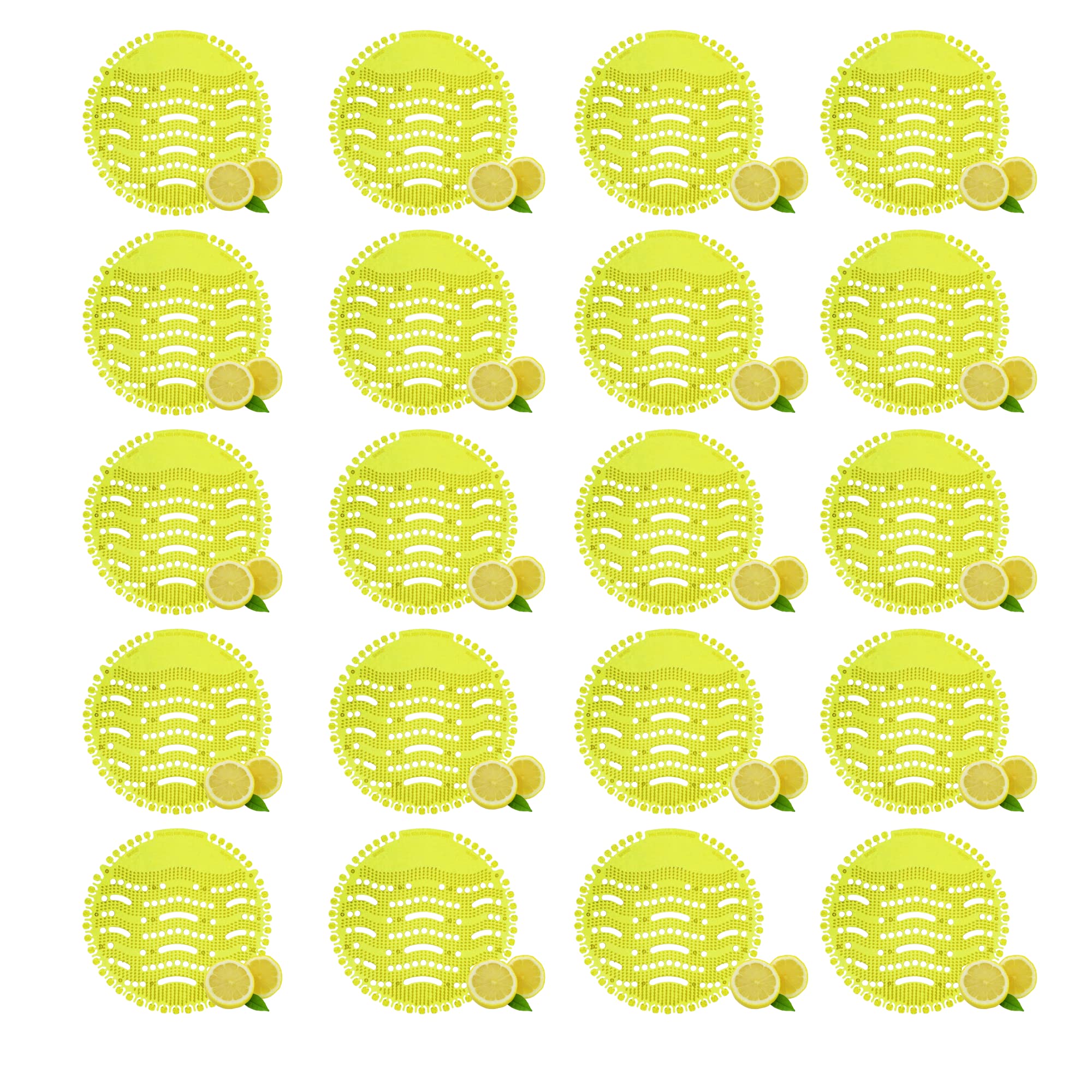 Fresh n clean Urinal Screen Anti-Splash Toilet Mat Bathroom Deodorizer Spatter Reducing Lemon Fragrance Refresher with Air Freshener Ideal for Bathrooms, Restaurants, Bars & Offices (Pack of 20) (B0C69BCDR5) Amazon Price History, Amazon Price Tracker