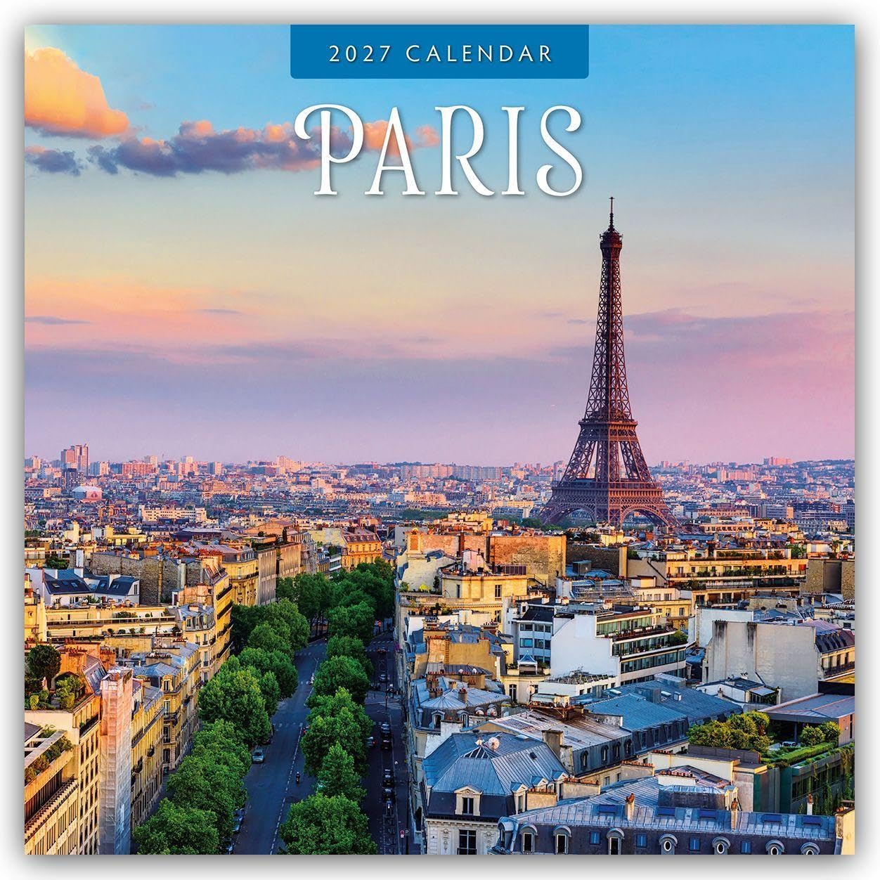 Paris 2027 Square Wall Calendar: Original Red Robin Publishing Ltd-Kalender [Mehrsprachig] [Kalender]