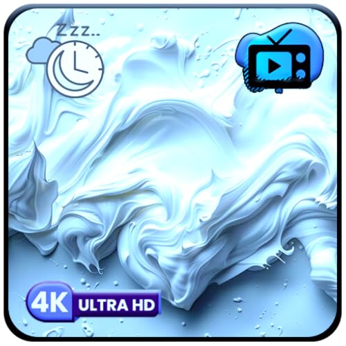 Salvapantallas White Noise Calm: sonido ambiente blanco puro para dormir, concentrarse y cuenta atrás del temporizador de sueño