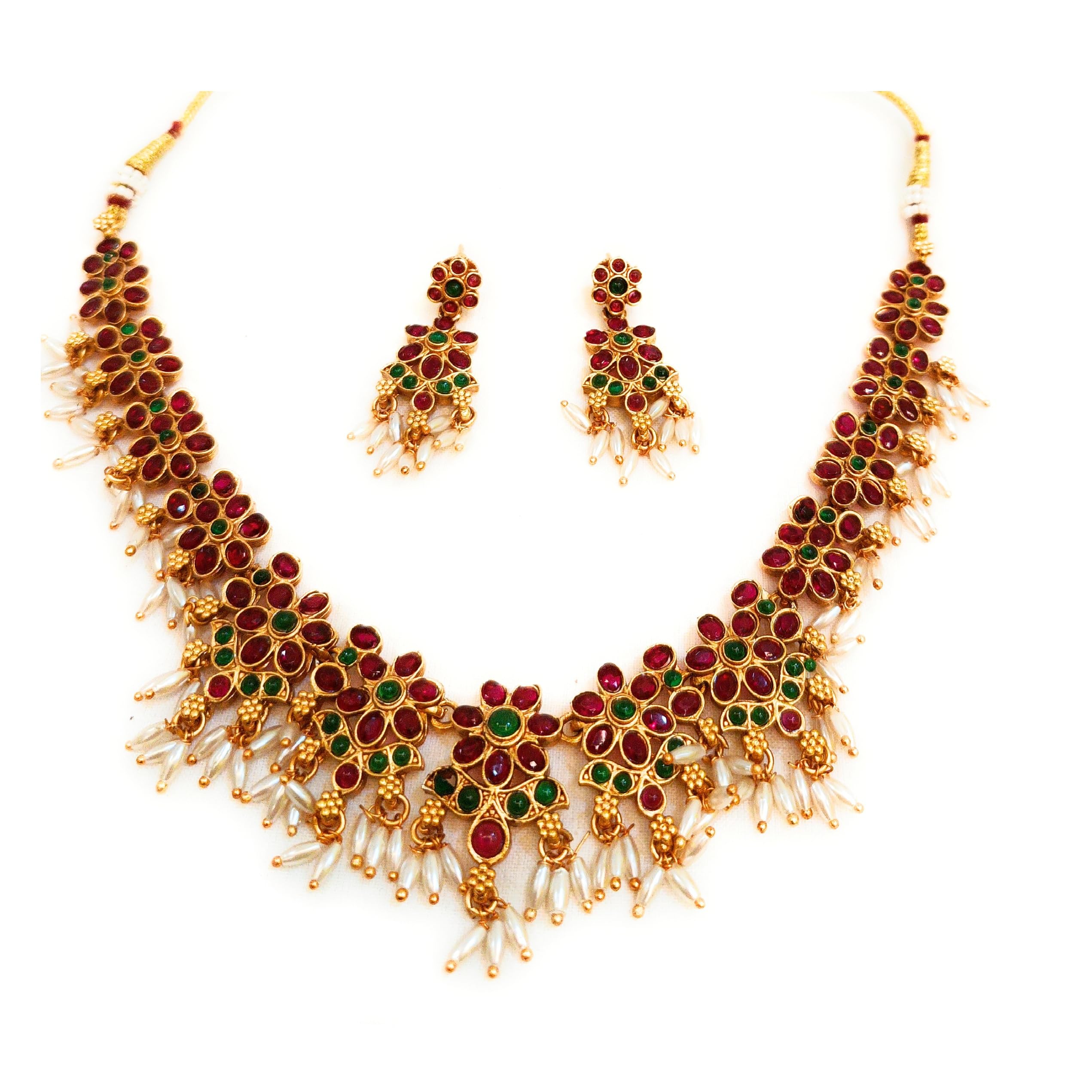 See full amazon price history chart for Adyashree Emporium Ruby & Emerald, pearl based mango design pattern Gold plated artificial temple jewellery. Wedding Jewellery Necklace of latest jewellery fashion Set For Women Adyashree Emporium Ruby & Emerald, pearl based mango design pattern Gold plated artificial temple jewellery. Wedding Jewellery Necklace of latest jewellery fashion Set For Women (B0BS49SVKK) Amazon Price History, Amazon Price Tracker