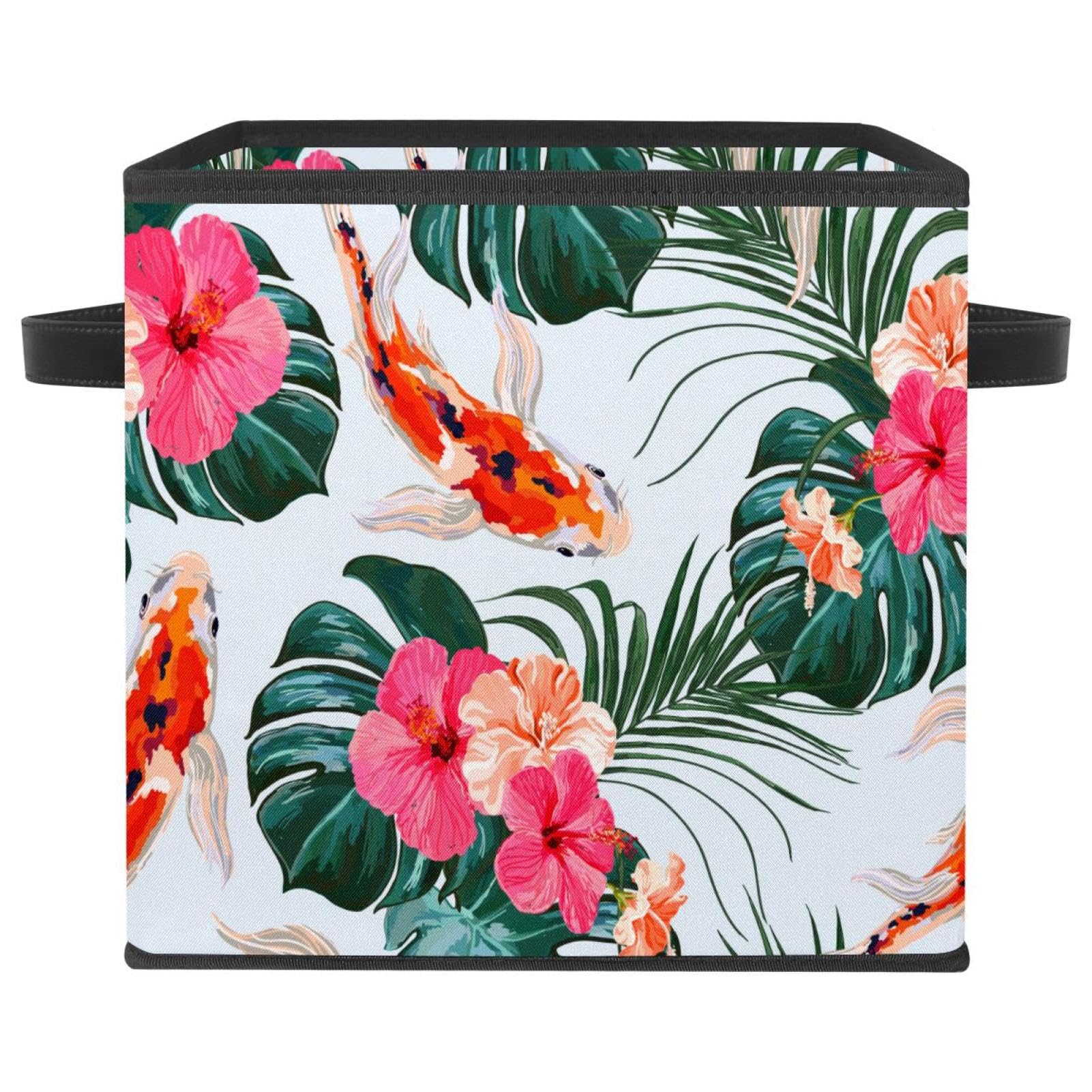 Organiseur en tissu pliable avec poignées pour ranger les jouets