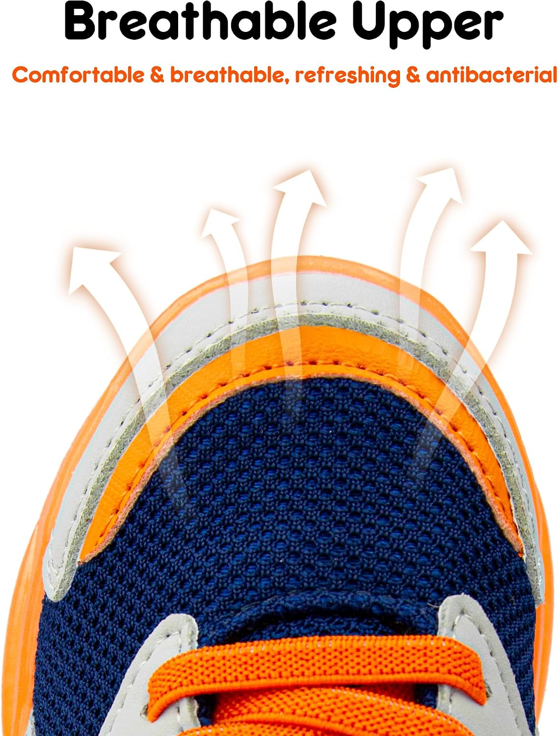 YESKIS Toddler Boys Girls Light Up Shoes LED Flashing Lightweight Mesh Breathable Adorable Running Sneakers for Toddler and Little Kid