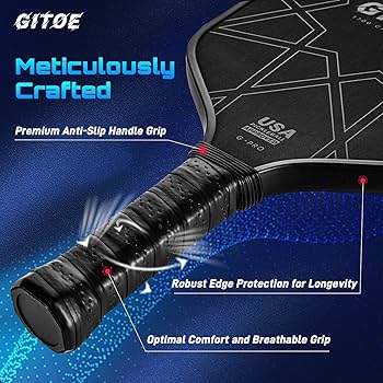 Amazon.co.jp: GITOE G-Pro ピックルボールパドル – 16mm 未加工