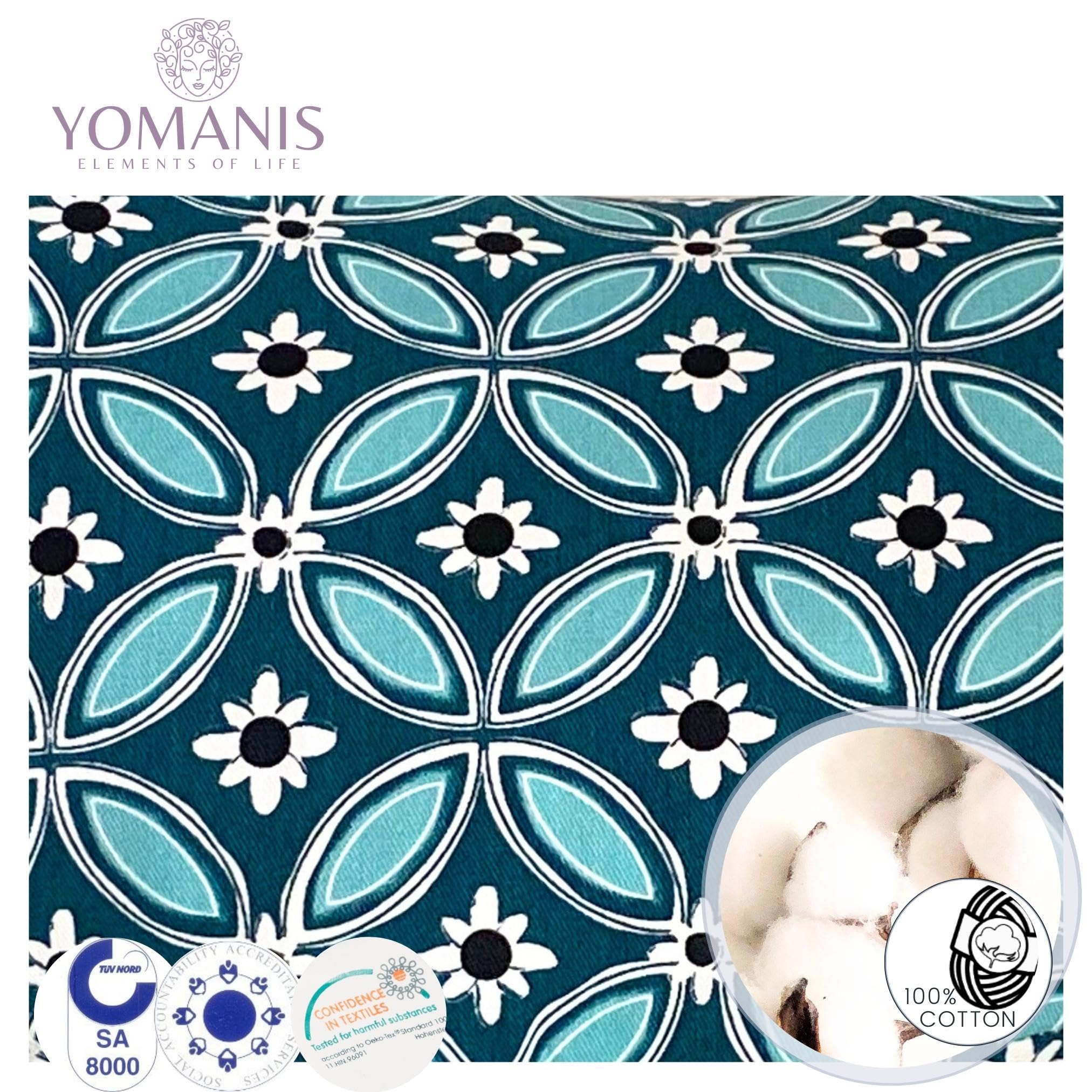 Balisa Cuscino da viaggio Bolster 40 x 18 x 10 cm per yoga e meditazione, imbottitura in cotone, solido e stabile, naturale e biologico, certificato Öko Tex. Ideale per lo yoga in viaggio