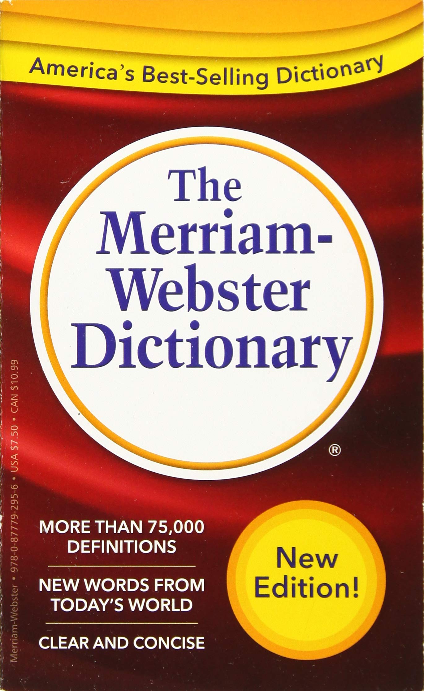 The Merriam-Webster Dictionary, Newest Edition, Mass-Market Paperback