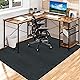 (Amazon Limited Brand) Chair Mat, Table Chair Mat, 55.1 x 70.9 inches (140 x 180 cm), Gaming Chair Mat, Placemat, Floor Protection Mat, Anti-Slip PVC Mat, Thickness 0.2 inches (4 mm), Silent, Sound