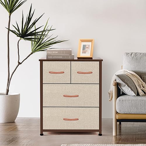 Miniatura 2 de AZL1 Life Concept Organizador de muebles de almacenamiento para tocador, gran baúl de pie para dormitorio, oficina, entrada, sala de estar y