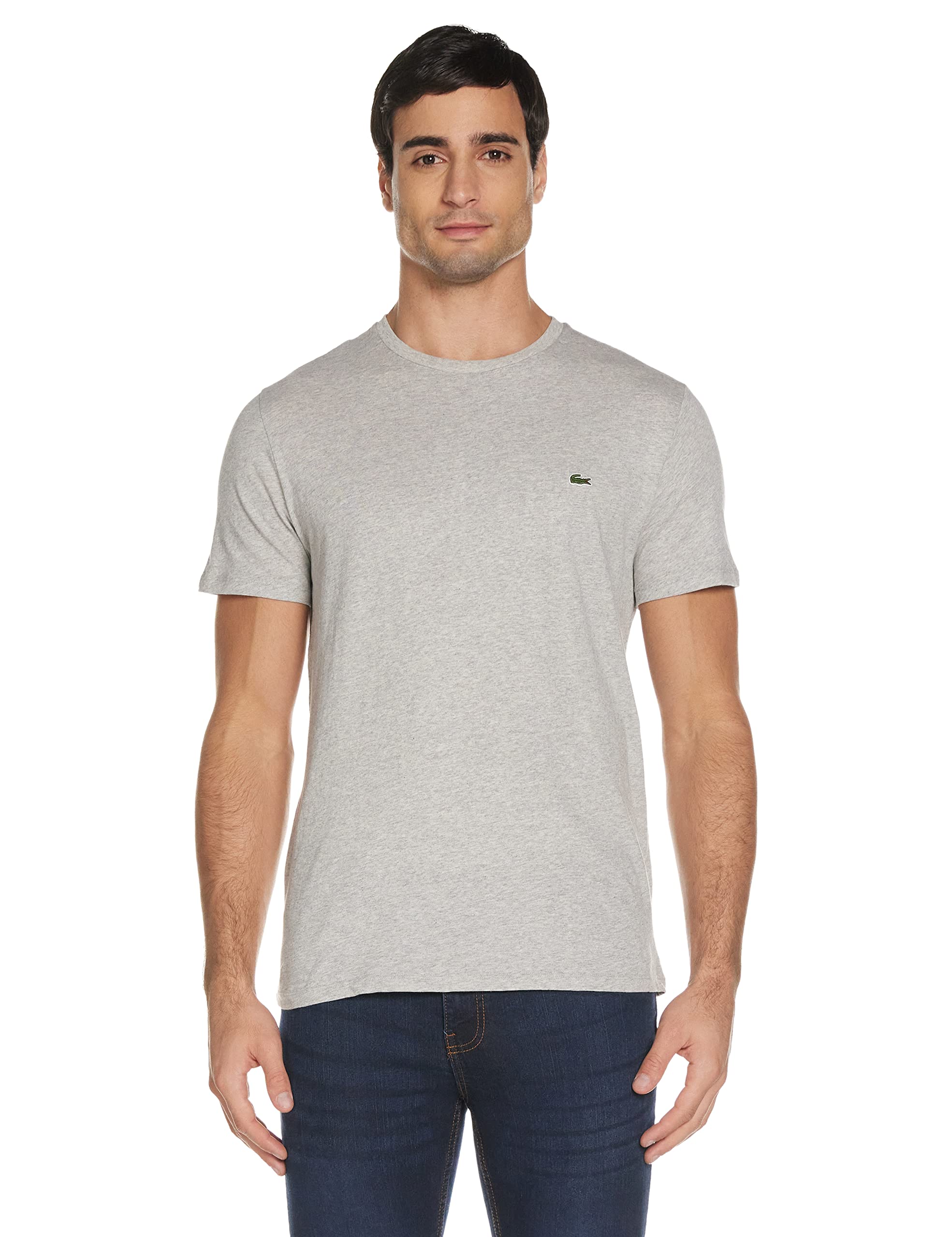 Lacoste Men's Grey Pima Cotton T-Shirt In