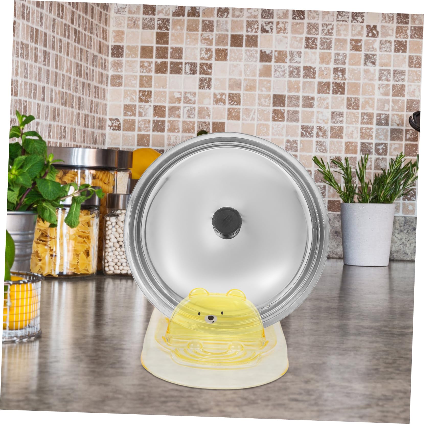 Garneck 4 Pz Cremagliera Del Coperchio Poggiautensili Da Cucina Porta Mestolo Porta Mestoli Da Cucina Organizzatore Di Pentole Spatole Da Cucina cucchiaio Per Piano Cottura P.s