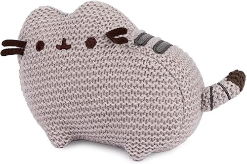 Miniatura 3 de GUND Pusheen The Cat - Peluche de punto para edades de 8 años en adelante, gris, 6 pulgadas