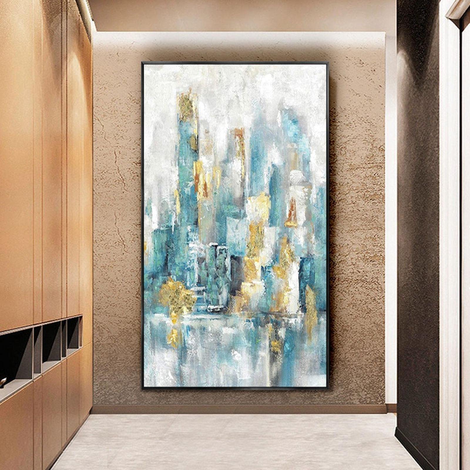 Amazon.co.jp: 額入り 絵画 縦型 ホームインテリア アート