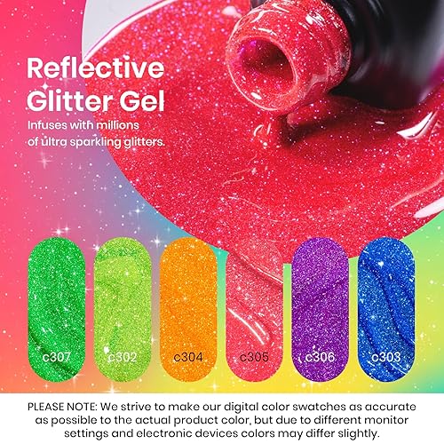 Miniatura 147 de Beetles - Esmalte de uñas de gel pastel, 6 colores, esmalte de gel macarrón, rosa claro, azul, verde, amarillo, morado, uñas suaves para todas