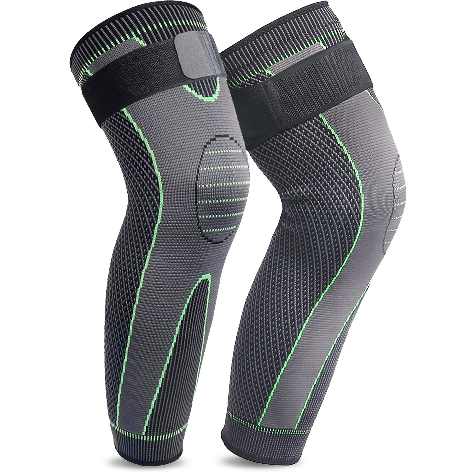 Buy Beister 1 Pair Compression Leg Sleeves with Elastic Straps for Men