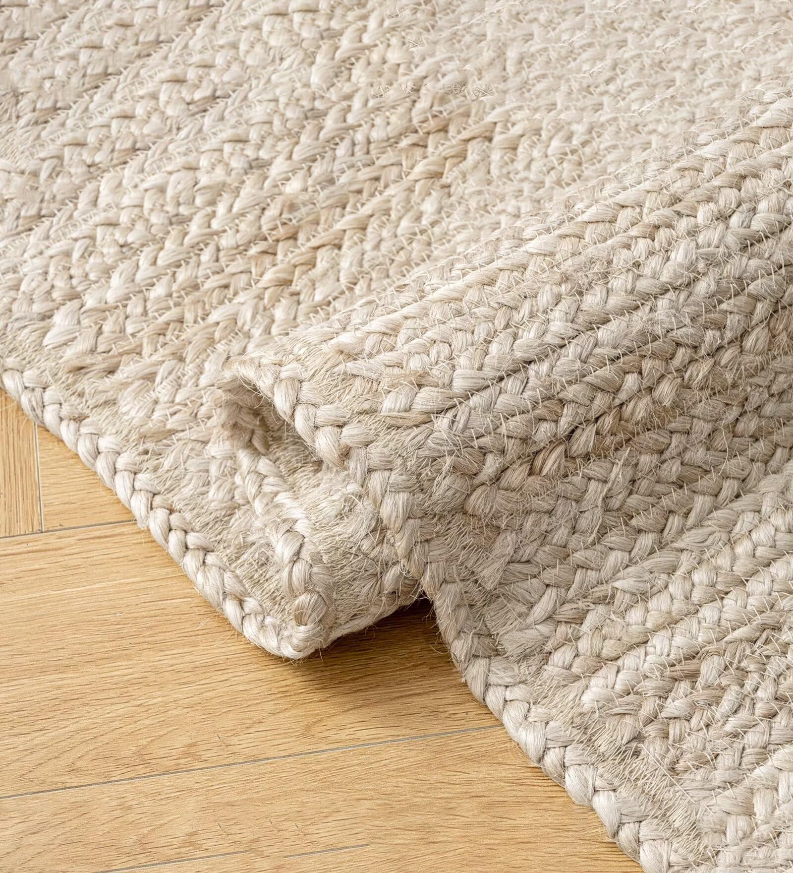 Amazon.com: Shatex 5x7 Ft Jute Rug 100% Jute Natural Fiber