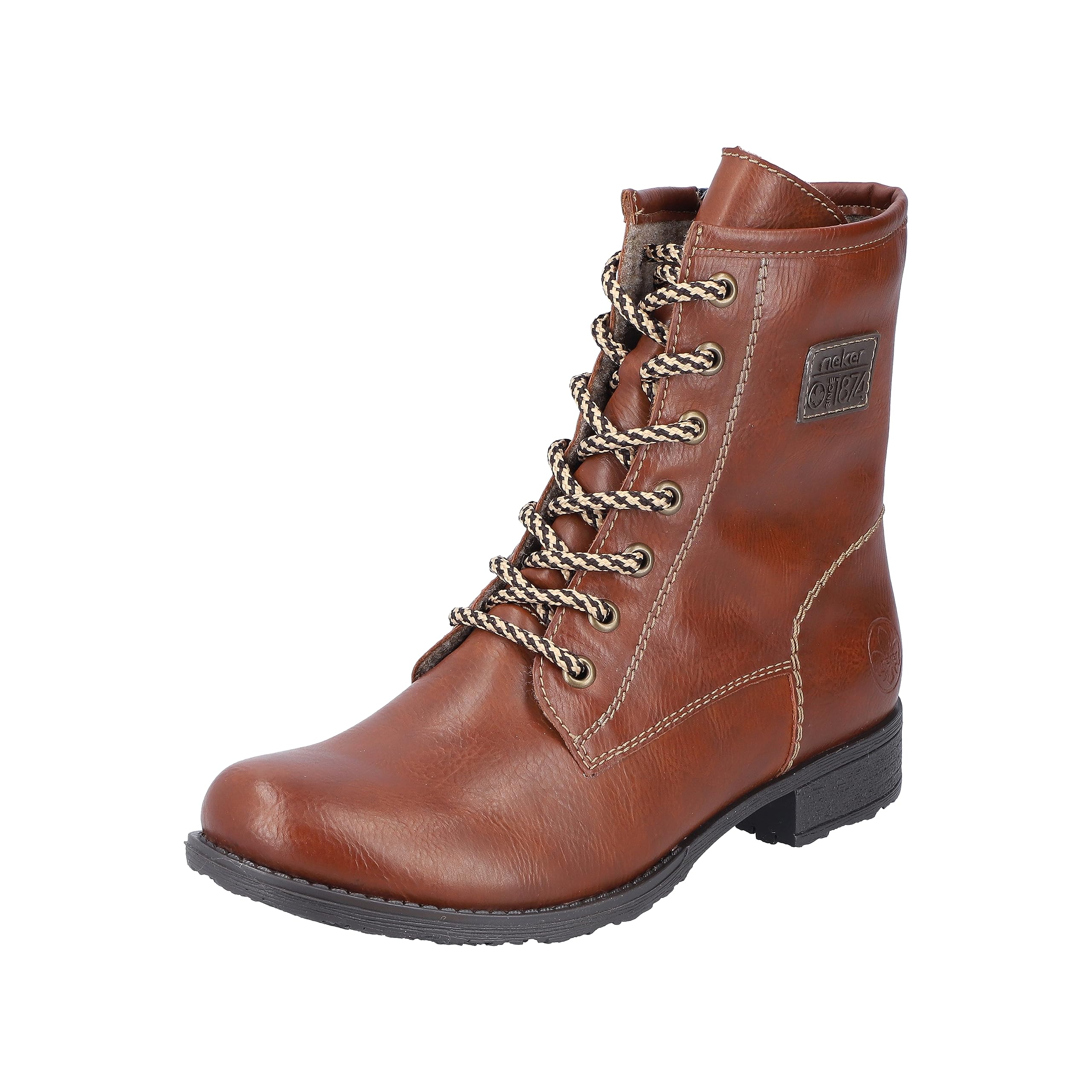 Rieker Women's 70810 Lace-Up Boots, brown, 3.5 UK