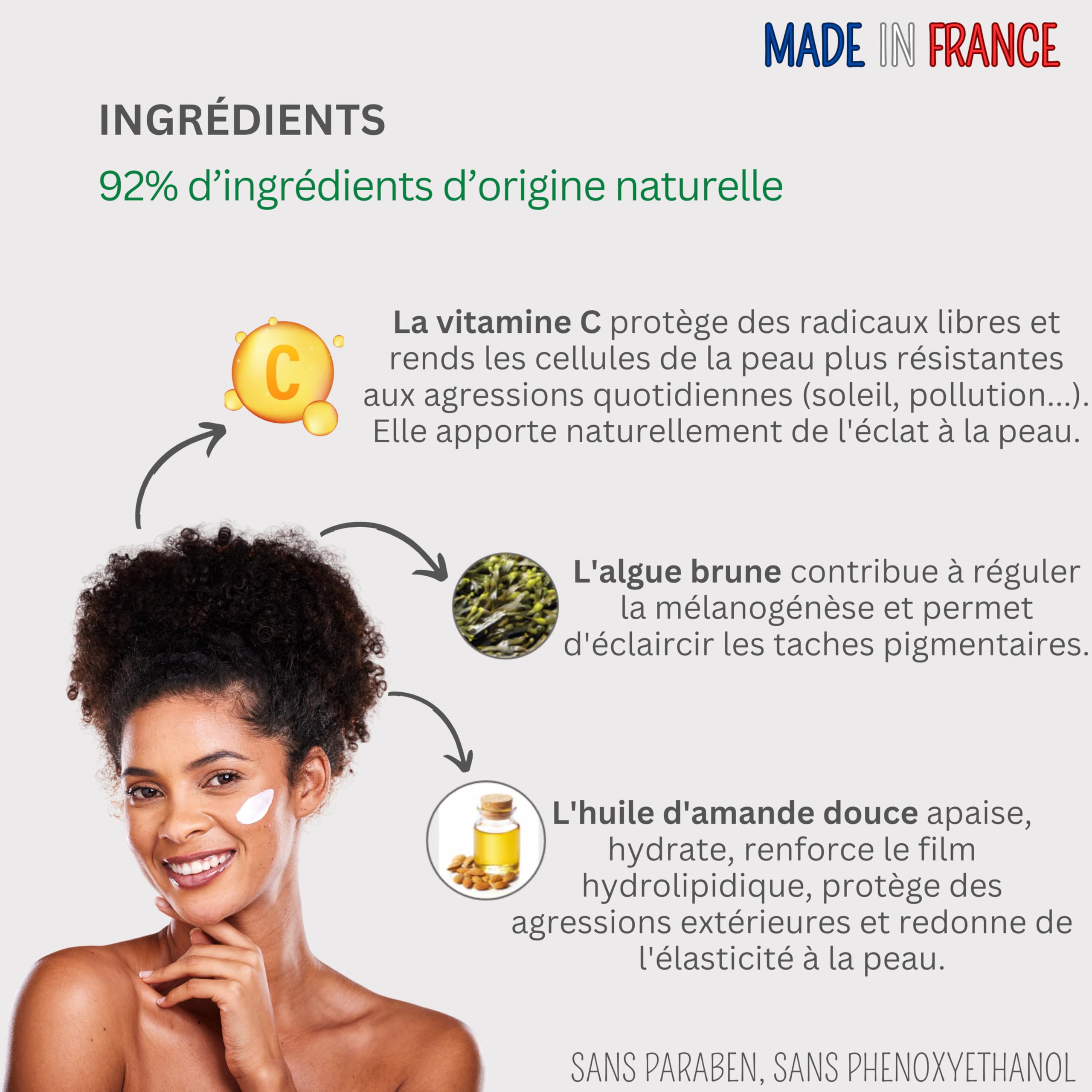 LABORATOIRE CHÂTEAU ROUGE Lait de Beauté 750ml – Soin Corps Hydratant, Unifiant et Éclaircissant à la Vitamine C – Peau Lumineuse, Unifiée et Éclatante – Peaux Noires, Mates et Métissées
