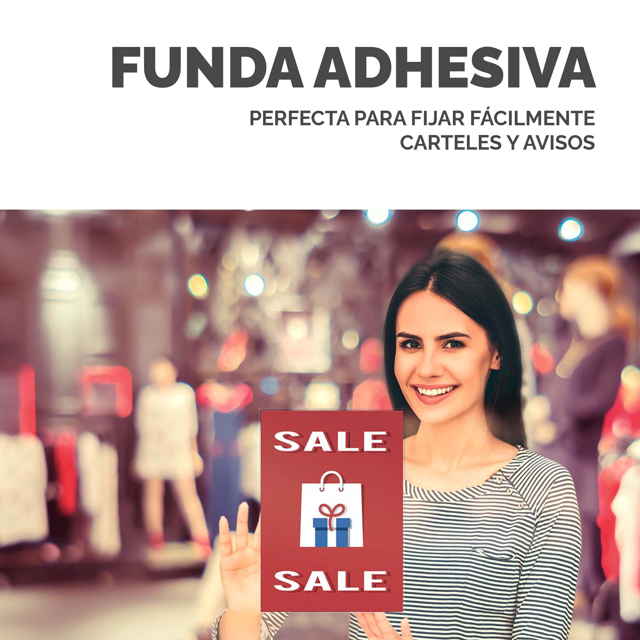 Fellowes Fundas de Plastificar A4, acabado brillo, adhesivas, 25 hojas, 160 micras (2 x 80 micras), acabado de calidad, adecuadas para fotos y avisos