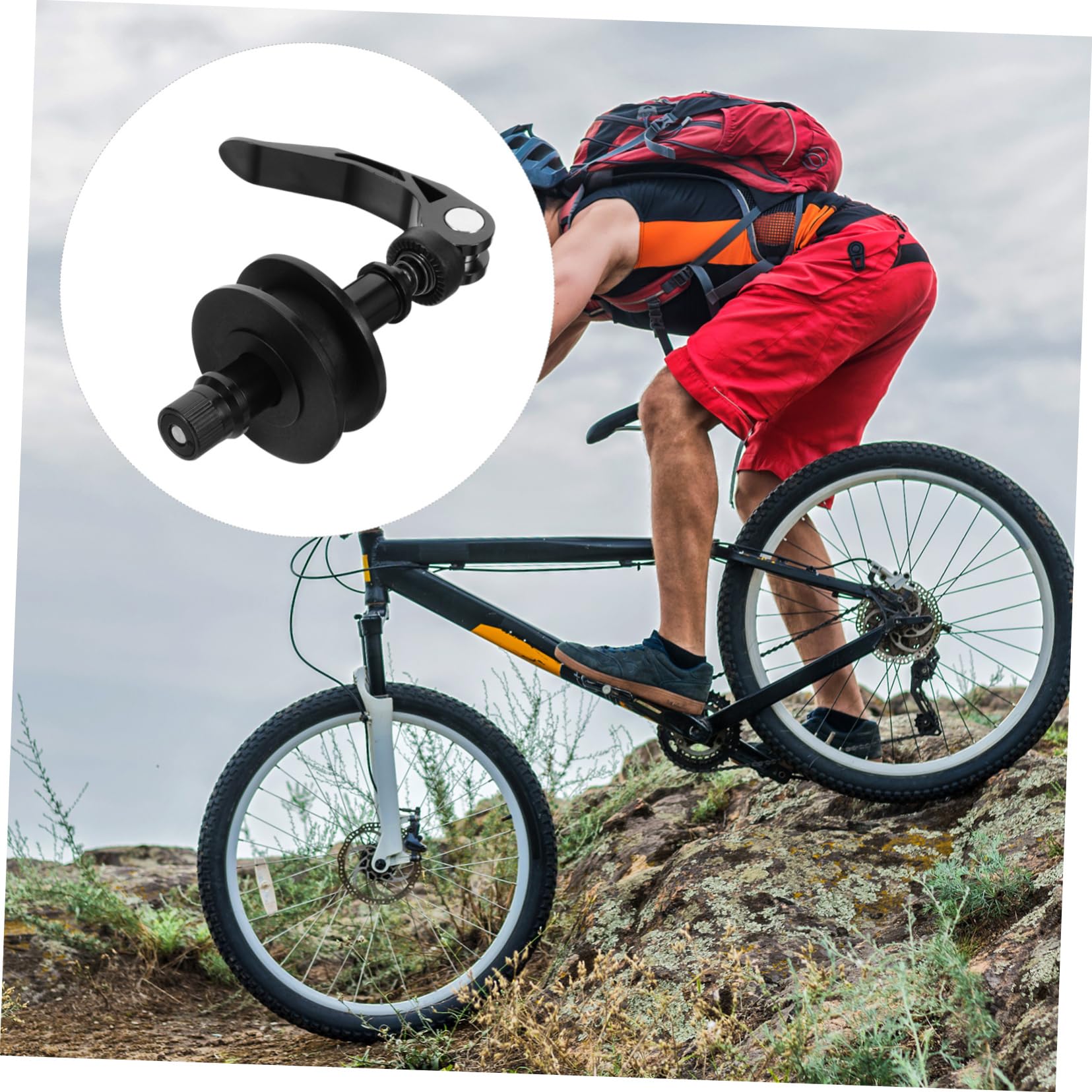 UPKOCH Traction de la chaîne arrière chaîne de vélo de Route Ajustable Outil de chaîne de vélo chaîne de vélos ajusteur de vélo tendeur de chaîne vélo Plastique Noir