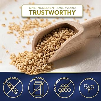 Kevala Organic Sesame Tahini USDA Organic, NonGMO Project Verified & Kosher Certified | (16 Oz (Pack of 3))