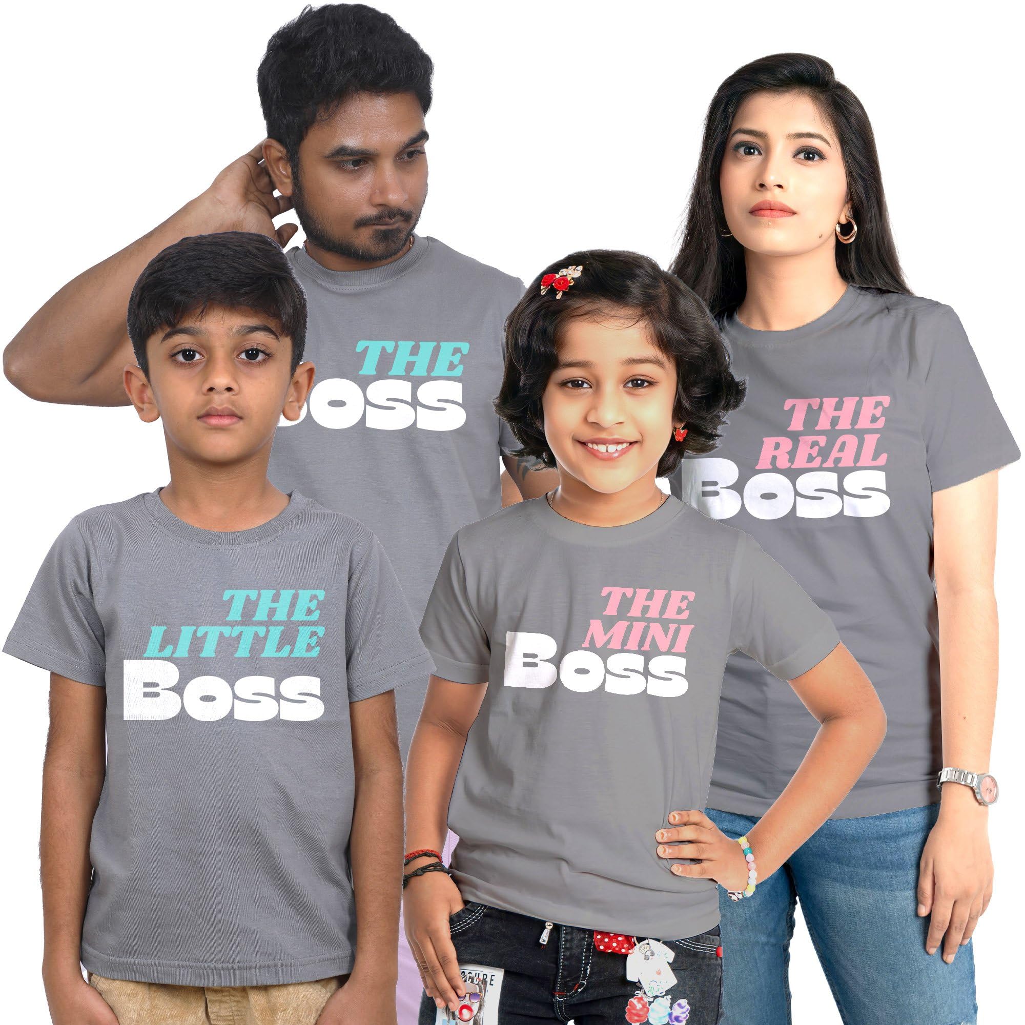 Premier Matching Family Tshirt Collection, 100% Cotton - (Single Piece only - not a Combo Pack. Add All Required Sizes to cart Before Placing Order)-image-7