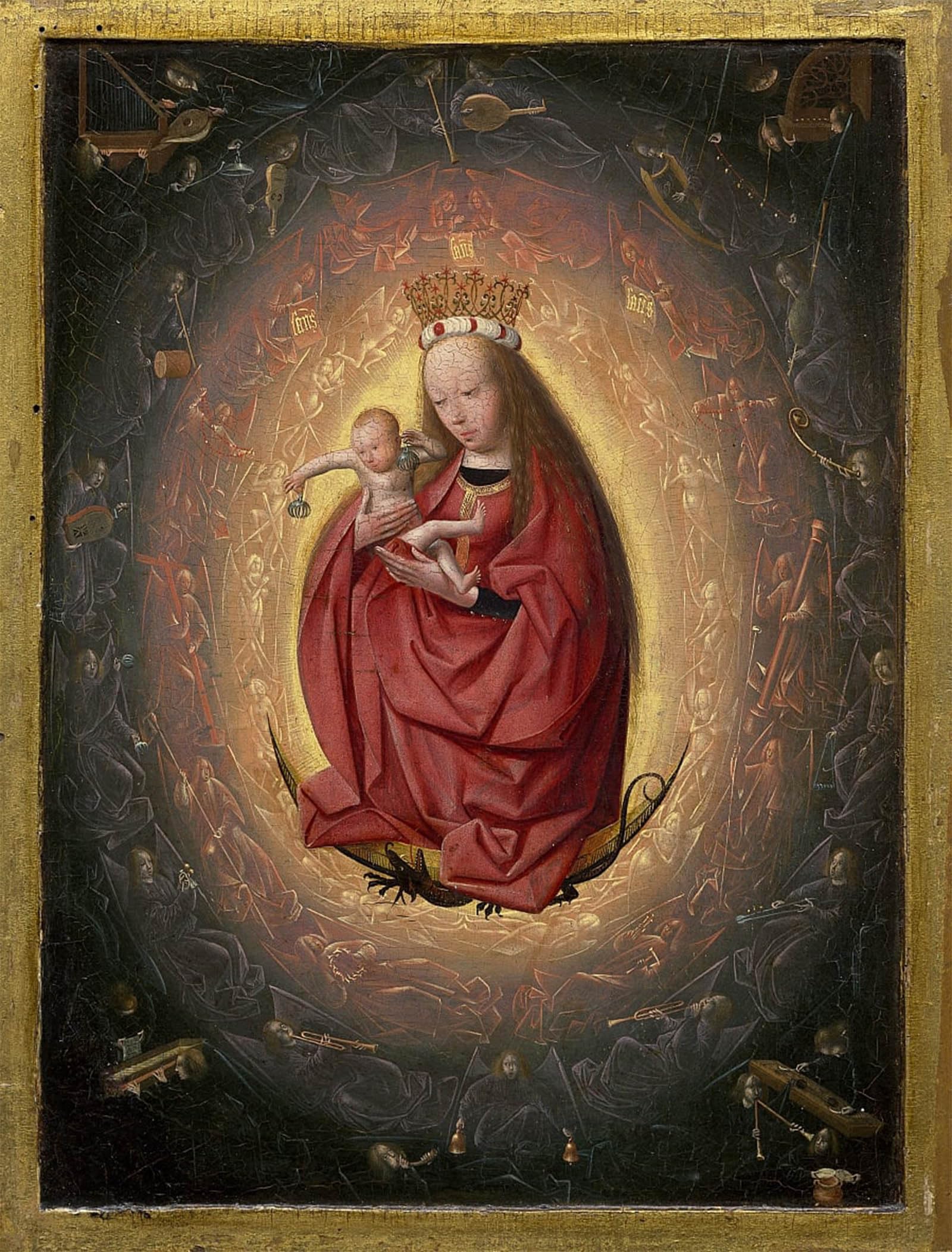 Peintures la Glorification de la Vierge tableau moderne impression haute fidélité - 5