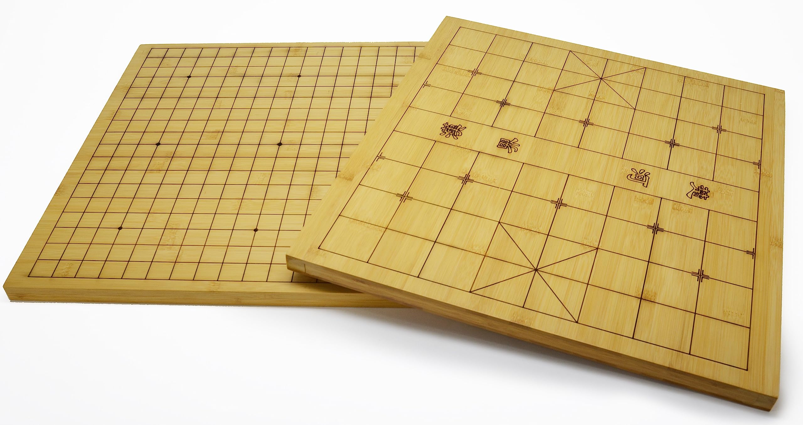 HOT Games Xiangi Chinschaak/Go Tablero Bambú 47x44,5cm