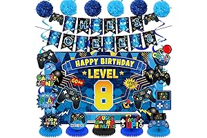 Level 8 Party Decorations: Video Game Party Must-Haves