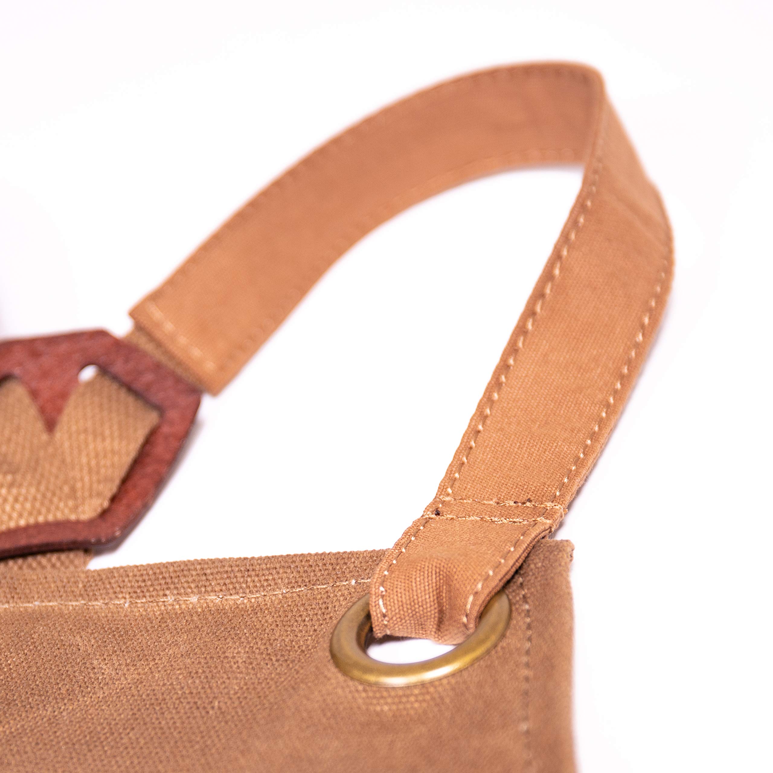Alaskan MAKER - Delantal para hombre y mujer de lona revestida n.º 515 para Bricolaje, Cocina, Jardinería y Barbacoa - Sujetadores cruzados - Talla universal