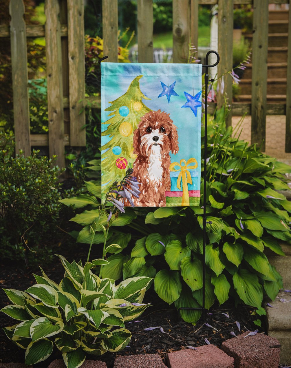 Caroline 's Treasures CK6303GF Cavapoo - Banderas De Jardín