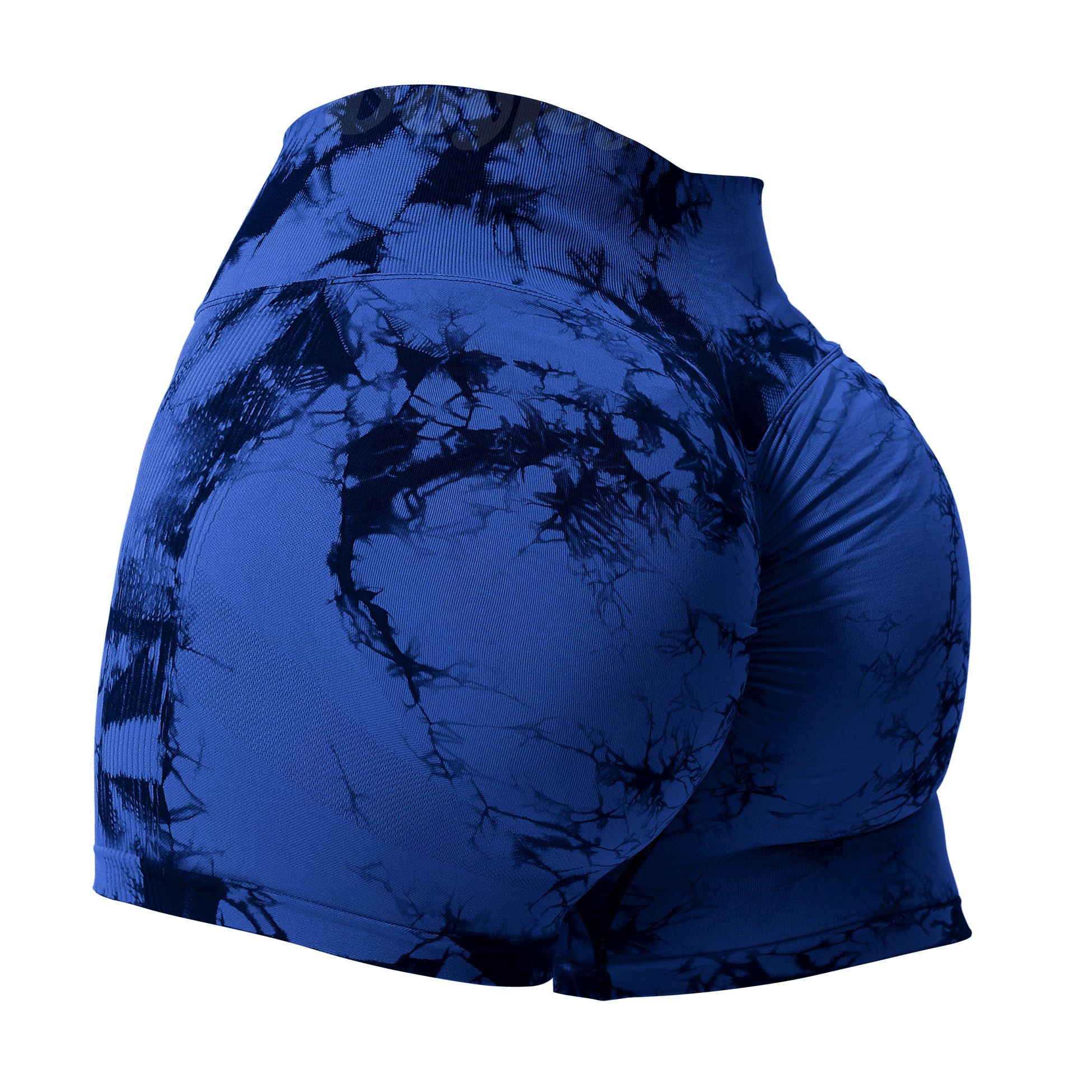 VOYJOY Women Workout Shorts 3.6" Scrunch Butt Lifting Gym Shorts Seamless Yoga Biker Shorts