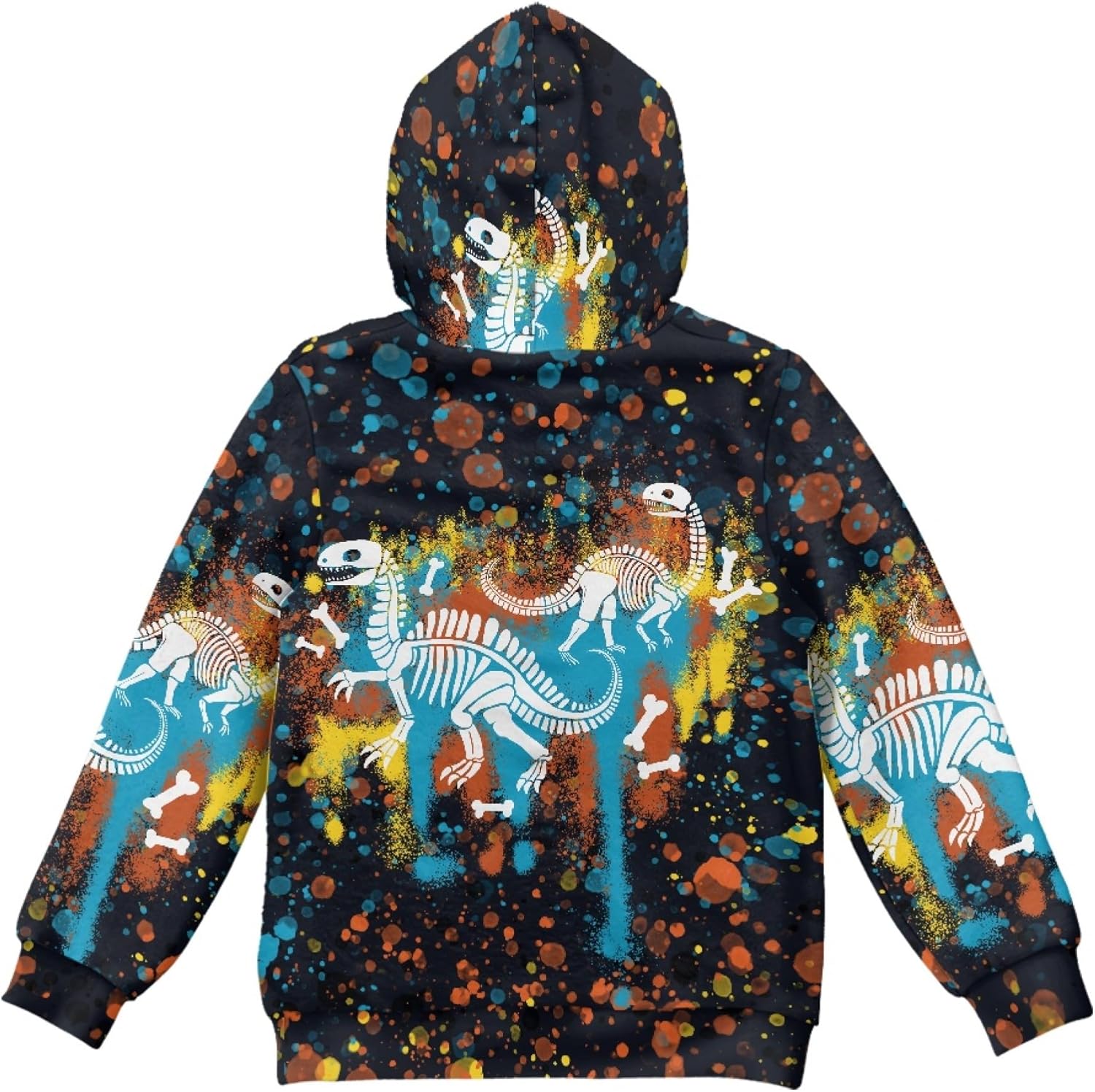 Hawapod Zip Up Hoodie Girls Animal Print Half Zipper Hooded Long Sleeves Oversized Warm Cozy Flannel Sweatshirt For Girls
