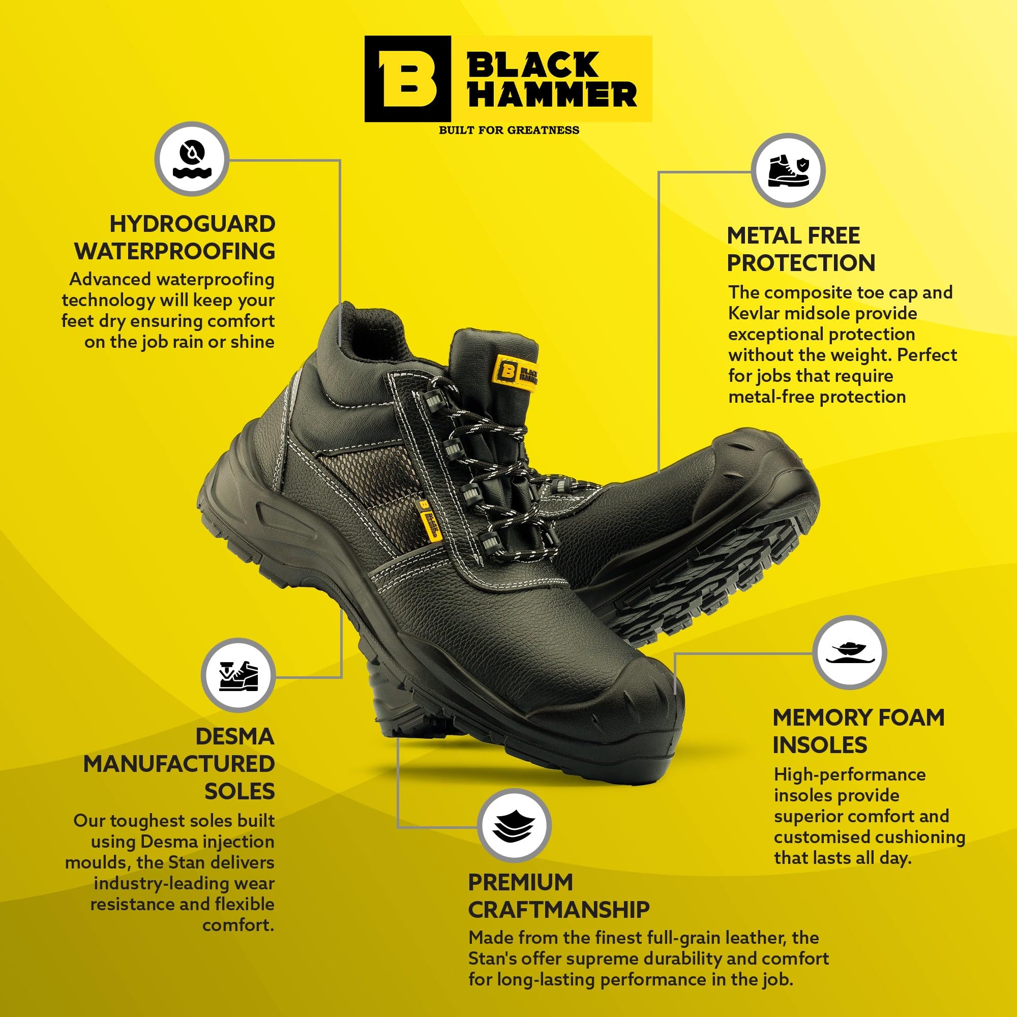 BLACK HAMMER Stan Botas modelo ChukkaHombre