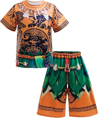 BanKids Boys Role Play Costume Dress-Up 2PCS/Set Top+Pants Swimwear Swimsuit Party Birthday Halloween Little Kids 3-12 Years