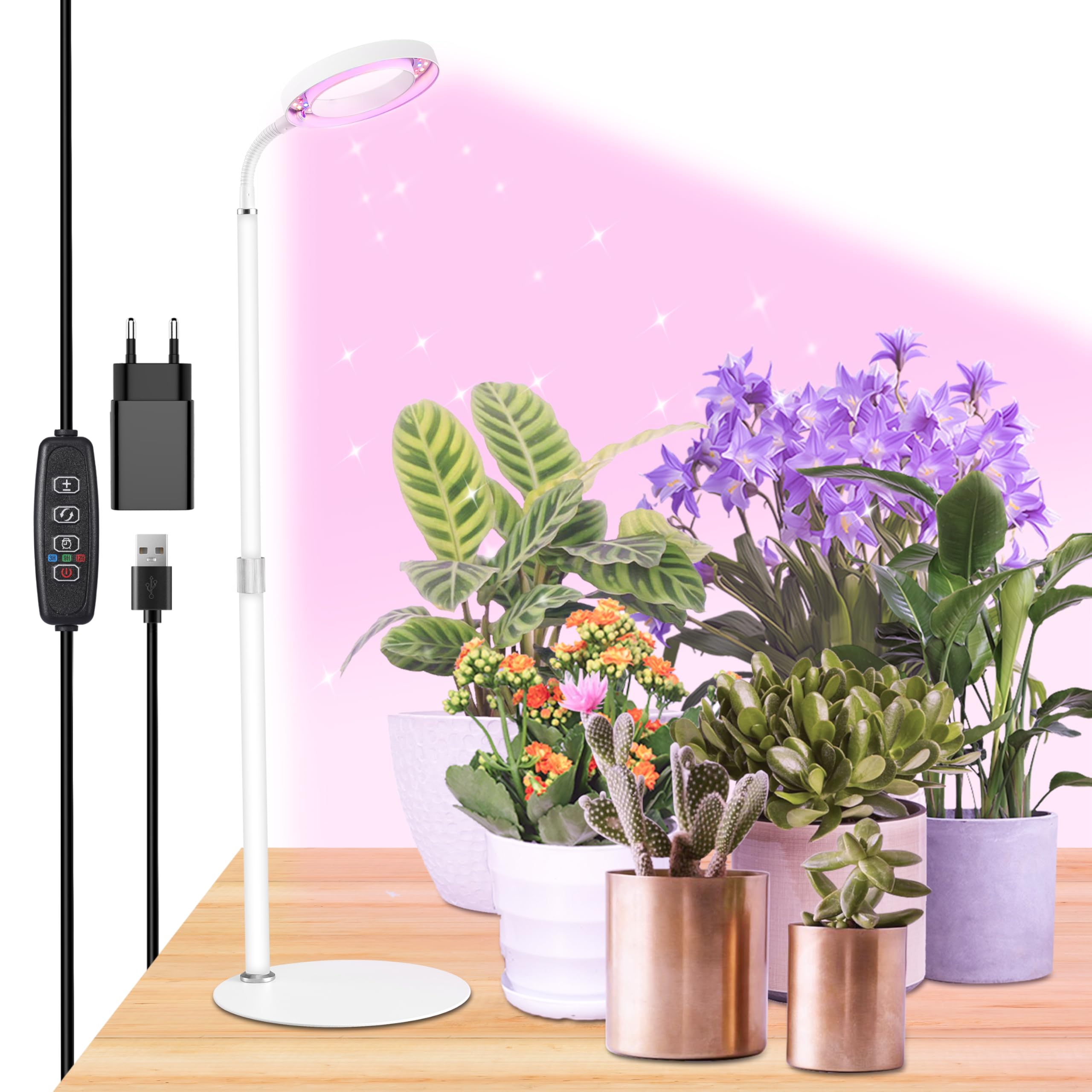 Hywyimlait Pflanzenlicht, LED-Pflanzenlicht für das Wachstum