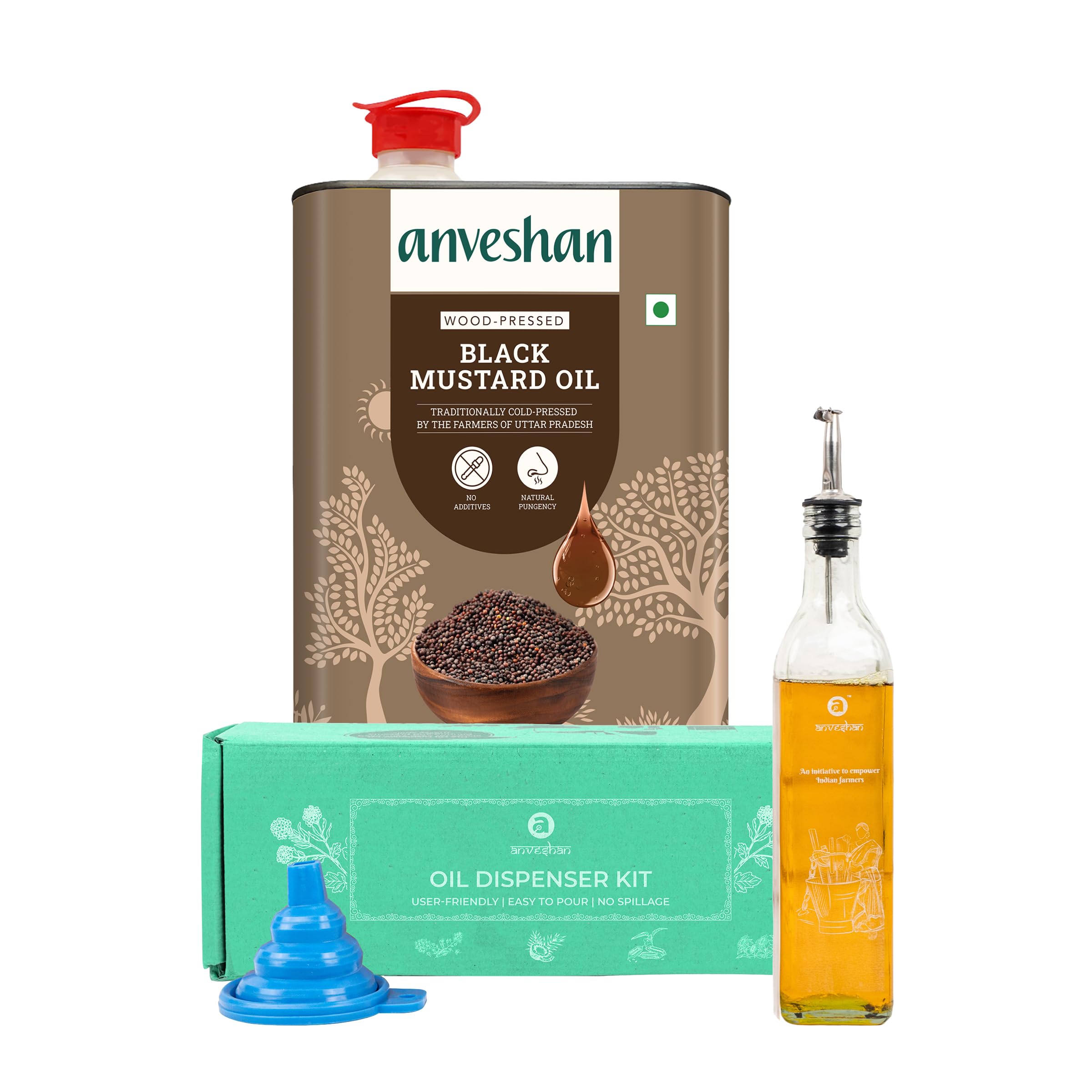 See full amazon price history chart for Anveshan Wood Pressed Black Mustard Oil 5L + Oil Kit | Tin Can | Kolhu/Kacchi Ghani/Chekku | Natural | Chemical-Free | Cold Pressed Mustard Oil for Cooking Anveshan Wood Pressed Black Mustard Oil 5L + Oil Kit | Tin Can | Kolhu/Kacchi Ghani/Chekku | Natural | Chemical-Free | Cold Pressed Mustard Oil for Cooking (B0BN8MBP1L) Amazon Price History, Amazon Price Tracker