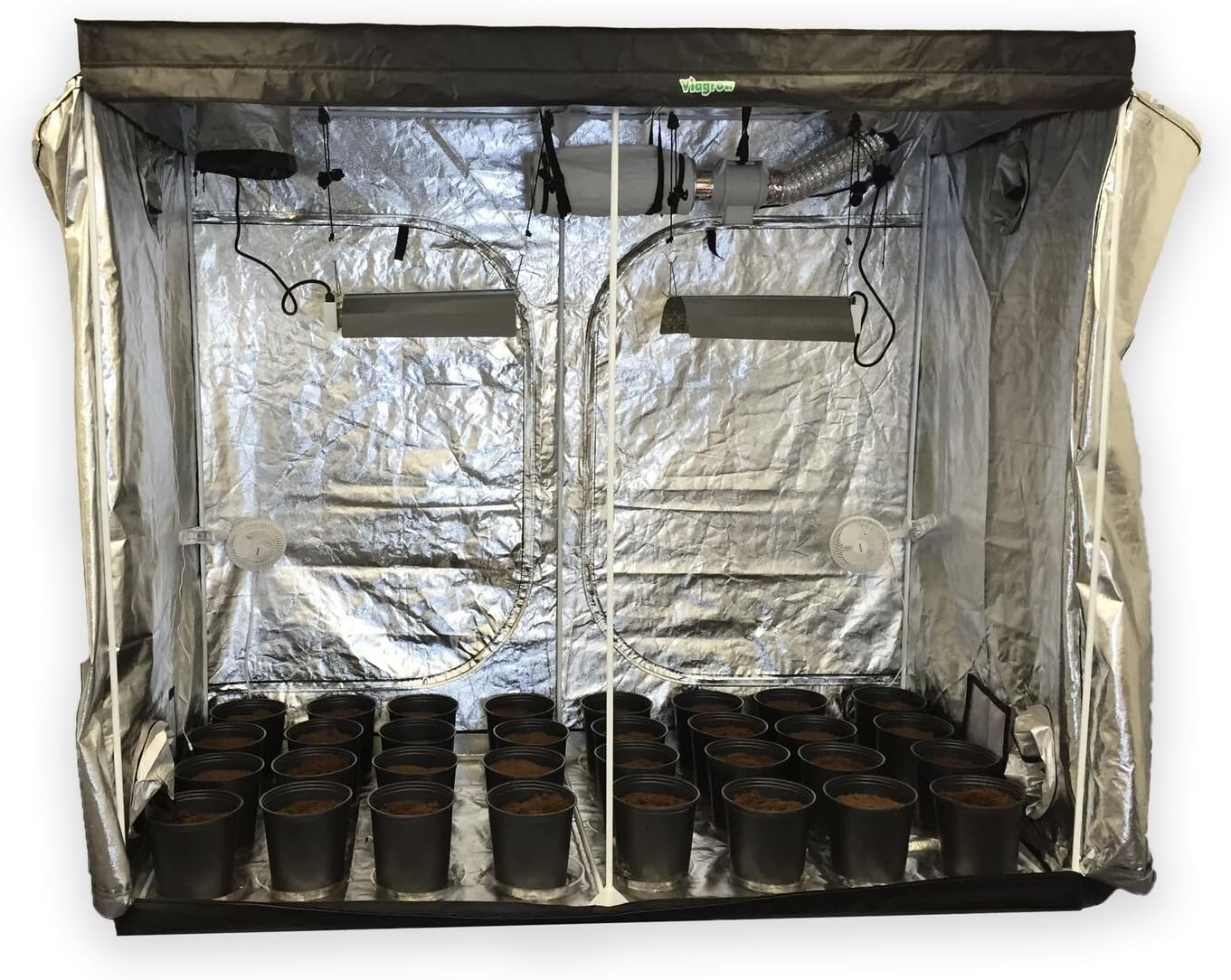 Viagrow Complete Organic Grow Room, 4' x 4' x 8'