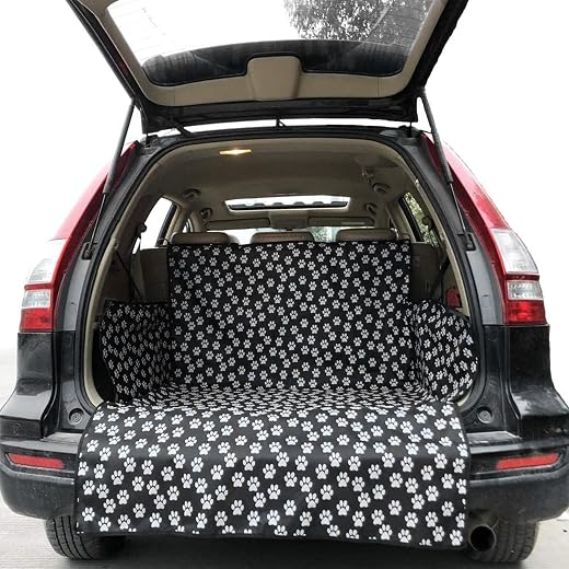 Pet Dog Trunk Cargo Liner – Oxford Car SUV Seat Cover – Waterproof Floor Mat for Dogs Cats – Washable Dog Accessories