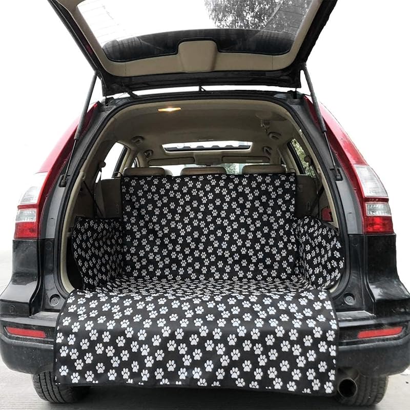 Capa impermeável para porta-malas de carro para cães em tecido Oxford HelloTree – 185 x 104 x 33 cm