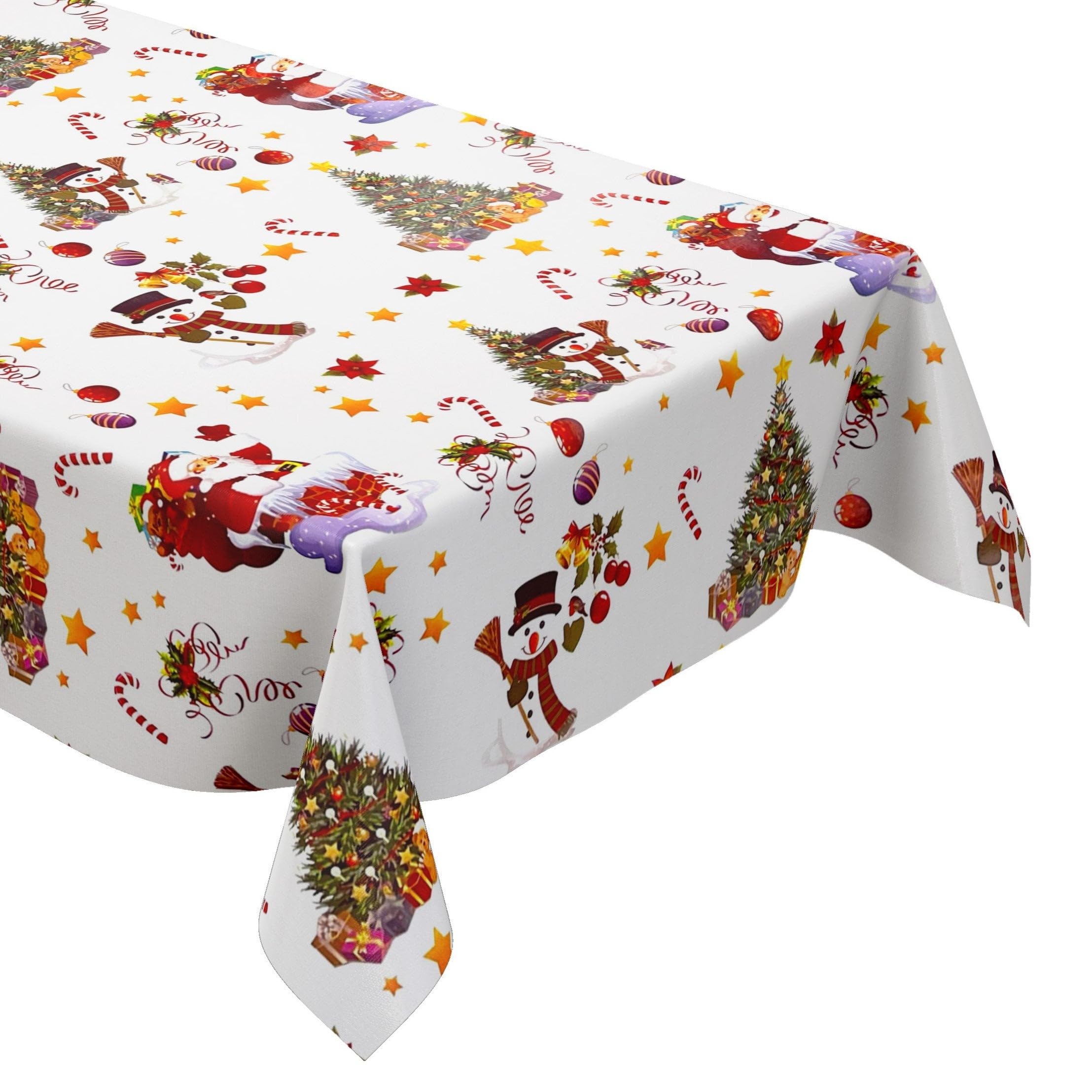 KEVKUS Nappe De Table En Toile Cirée Noël 01188-04 Père Noël