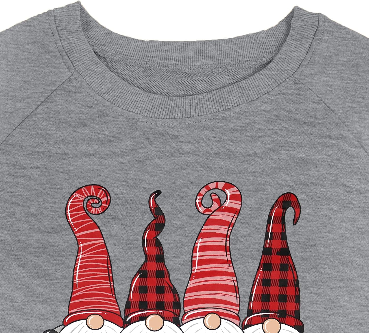 VVNTY Christmas Sweatshirts for Women Xmas Shirt Leopard Graphic Color Block Christmas Snowflake Print Long Sleeve Top - Image 4