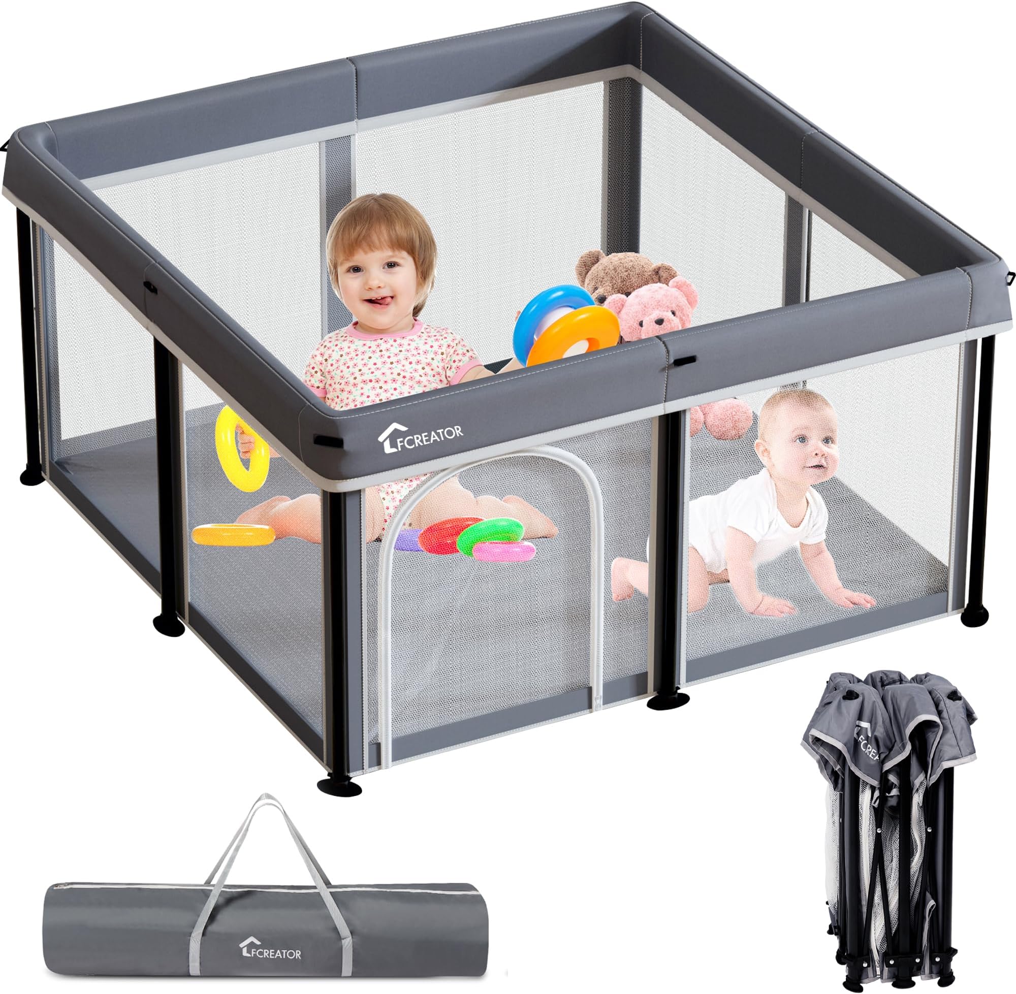 UBRAVOO Baby Playpen Baby Playard, Playpen for Babies and